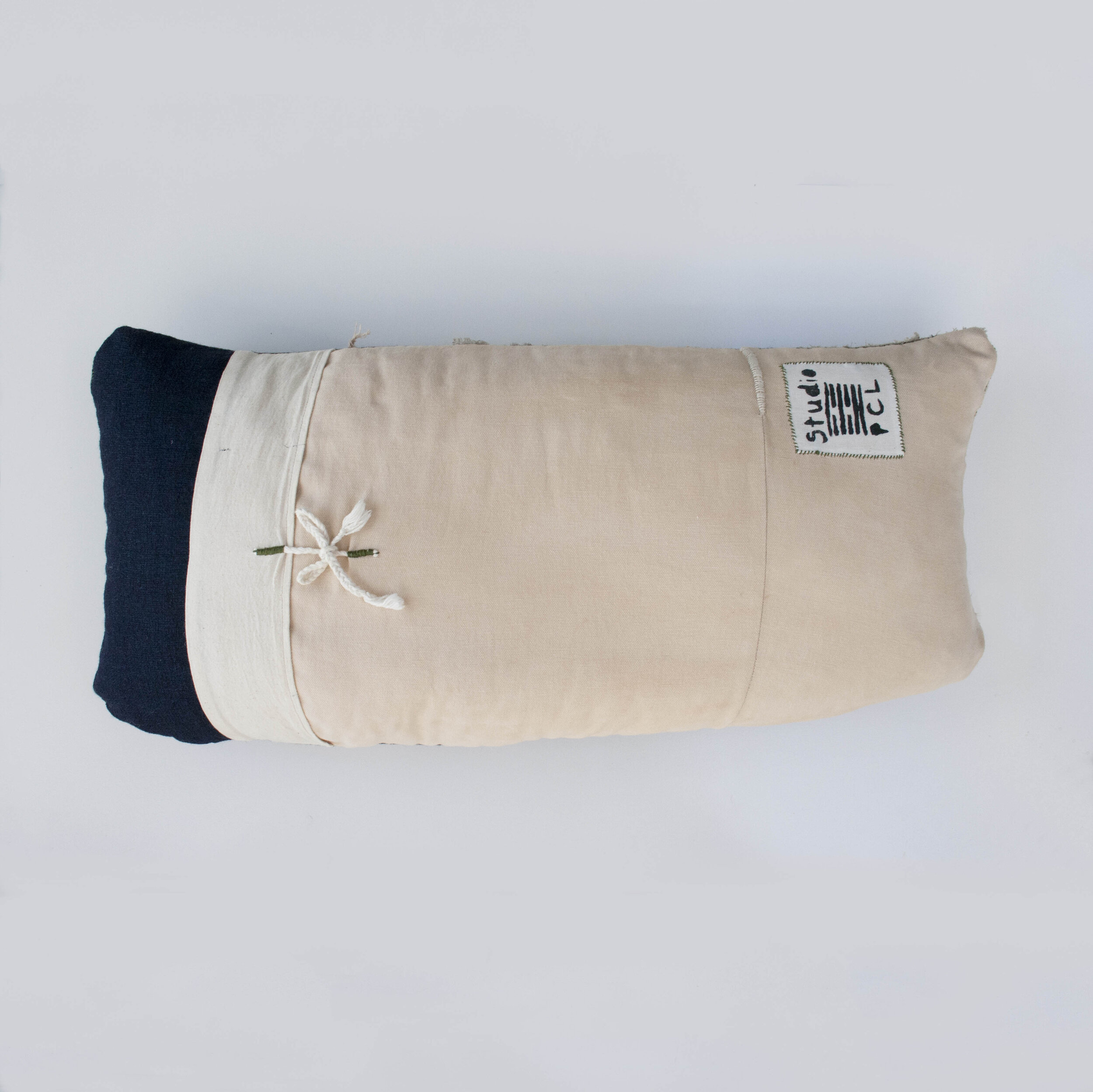 Oddly Cushion naturally dyed and handcrafted back