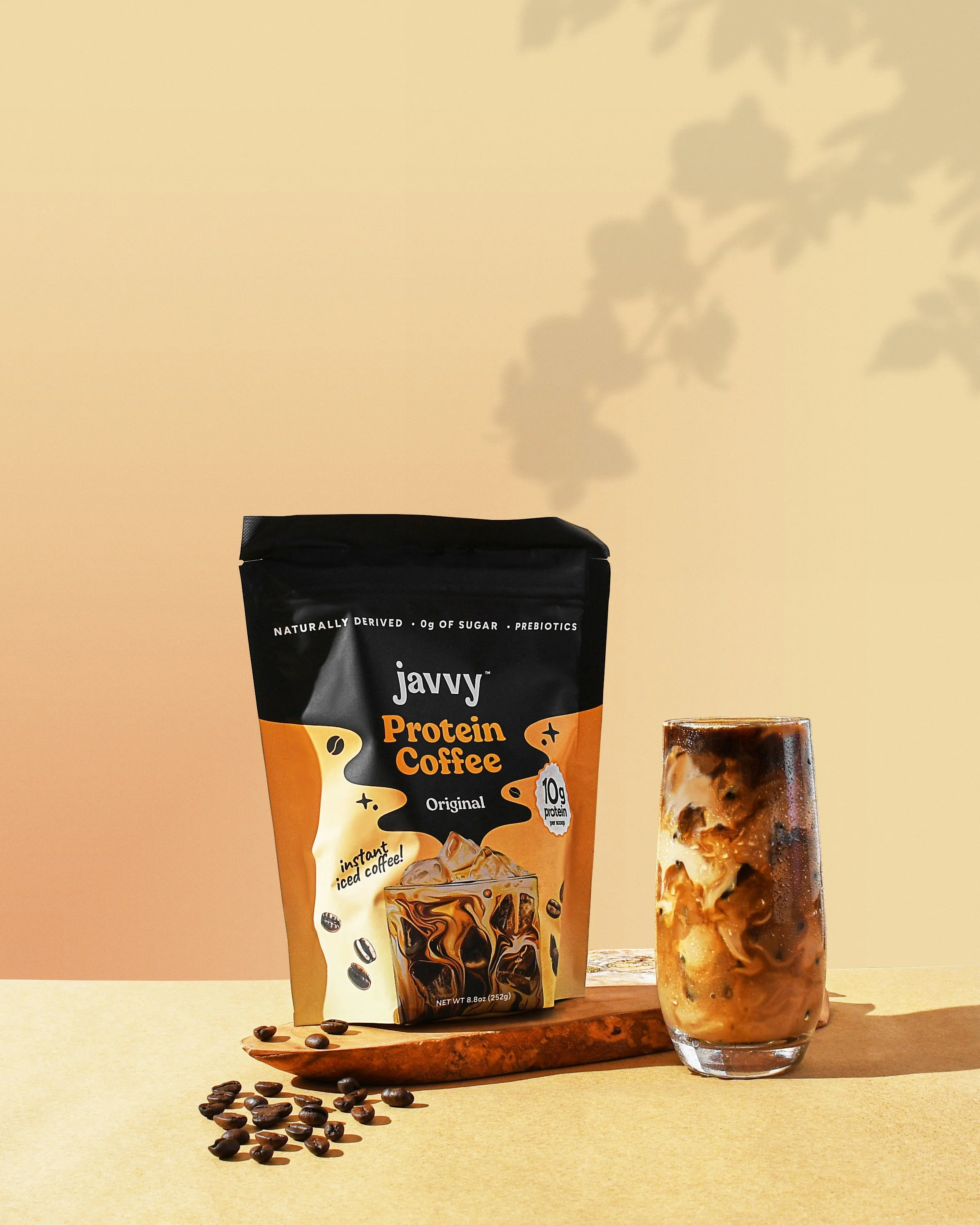 javvy protein coffee iced coffee coffee beans