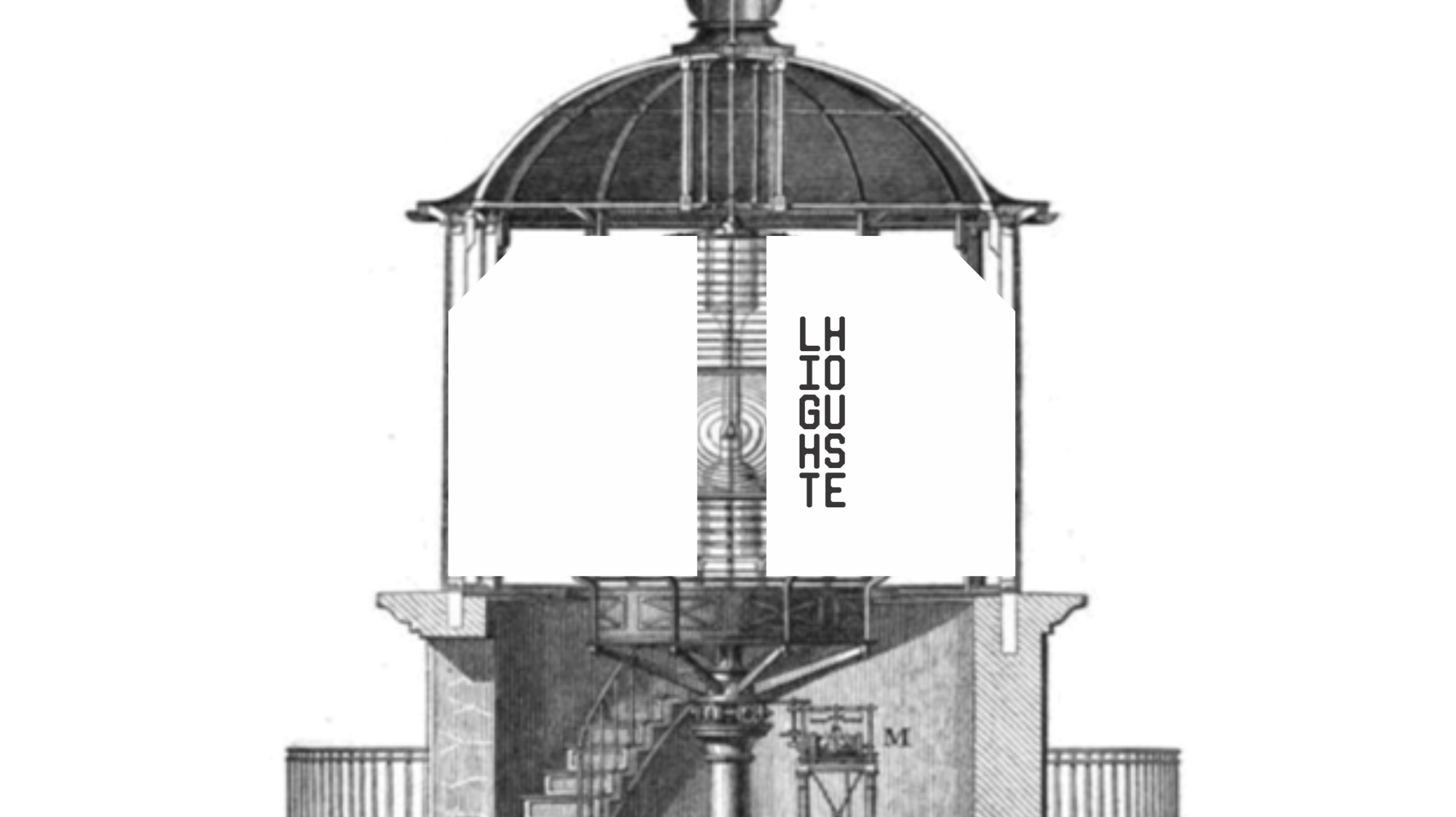 The Lantern quickly became our inspiration behind the Lighthouse identity, while the LIGHTHOUSE wordmark is stacked to represent the landmark.