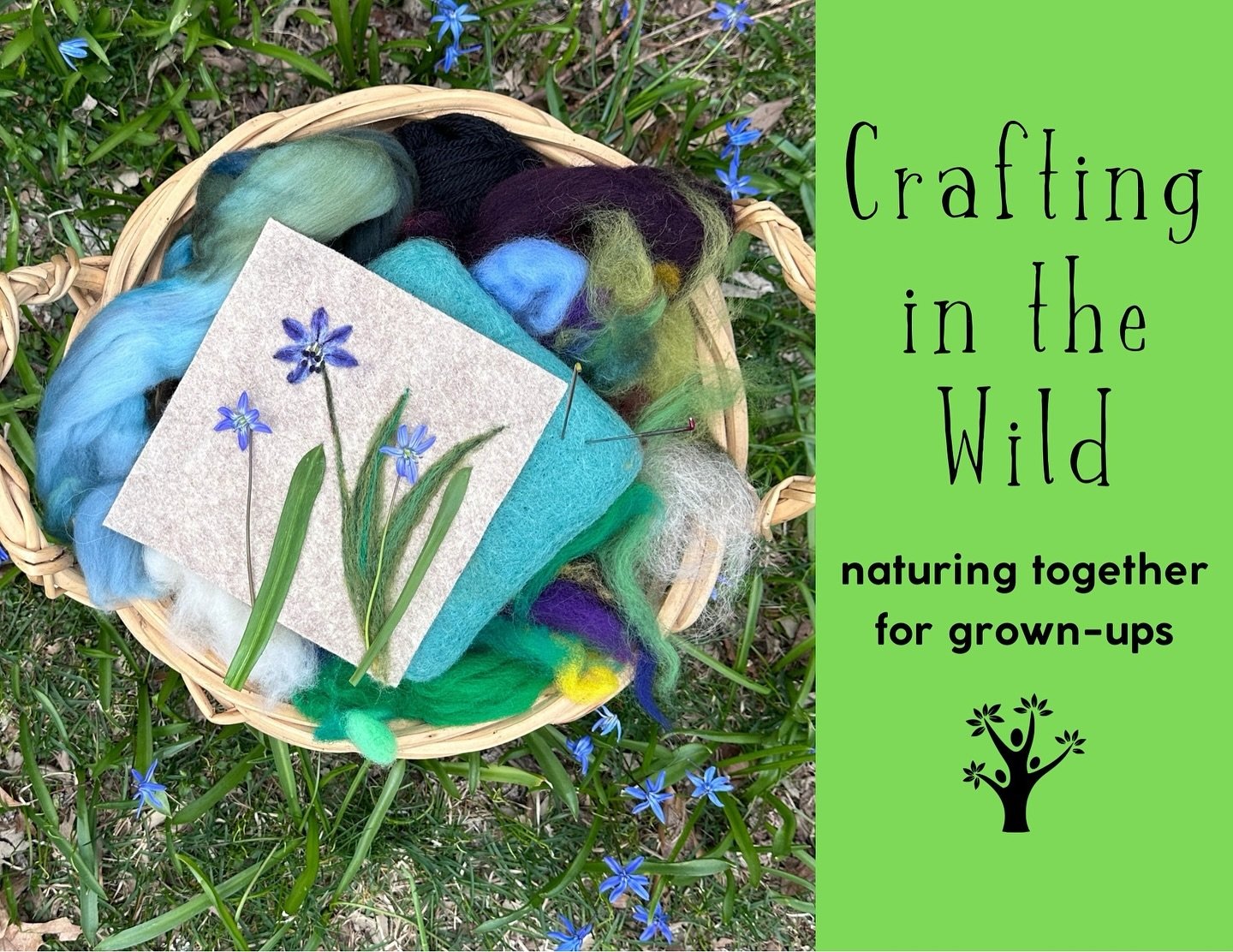 🪻🌼🌸So excited to announce a new program for adults: Crafting in the Wild! I&rsquo;ve been sitting on this idea for years and finally making it happen🙌. Us grown-ups deserve to gather and play in nature together as much as kids do. So come join me