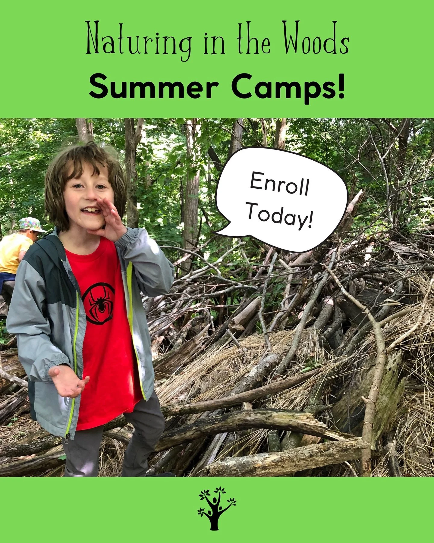 It&rsquo;s not too late to grab a camp spot! Check out our schedule and learn more at: https://naturinginmadison.com/camps

#madisonwi #summercamps #natureplay #natureconnection #forestcamp