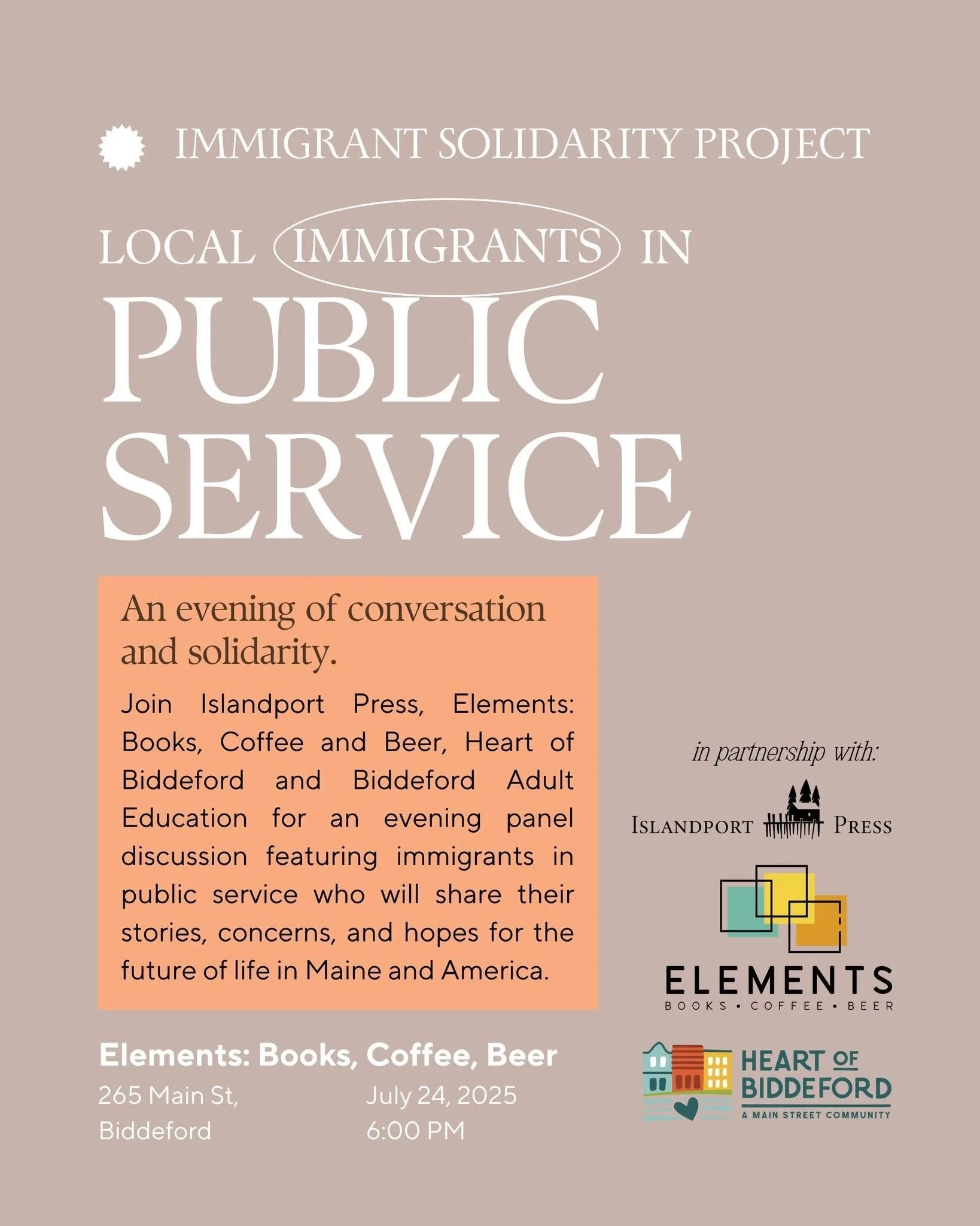 Elements Books: Immigrants in Public Service