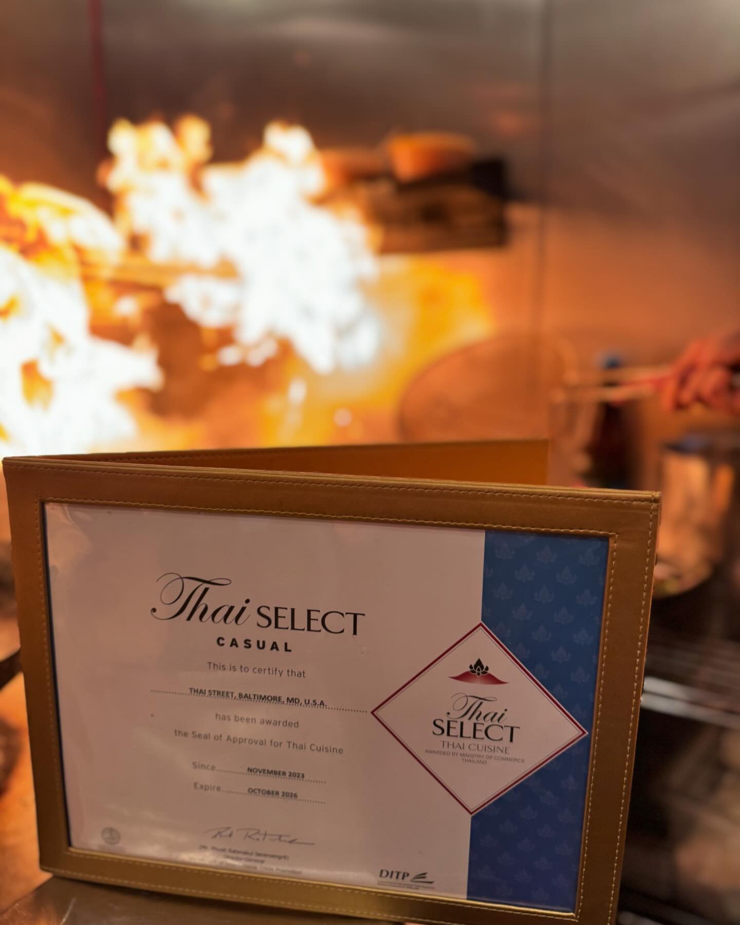 We are EXTREMELY honored to be awarded by the Royal Thai Government as a THAI SELECT restaurant. THAI STREET has been bringing the authentic tastes of Thailand to Fell&rsquo;s Point for five years baby! Being able to do what you love as a job is a da