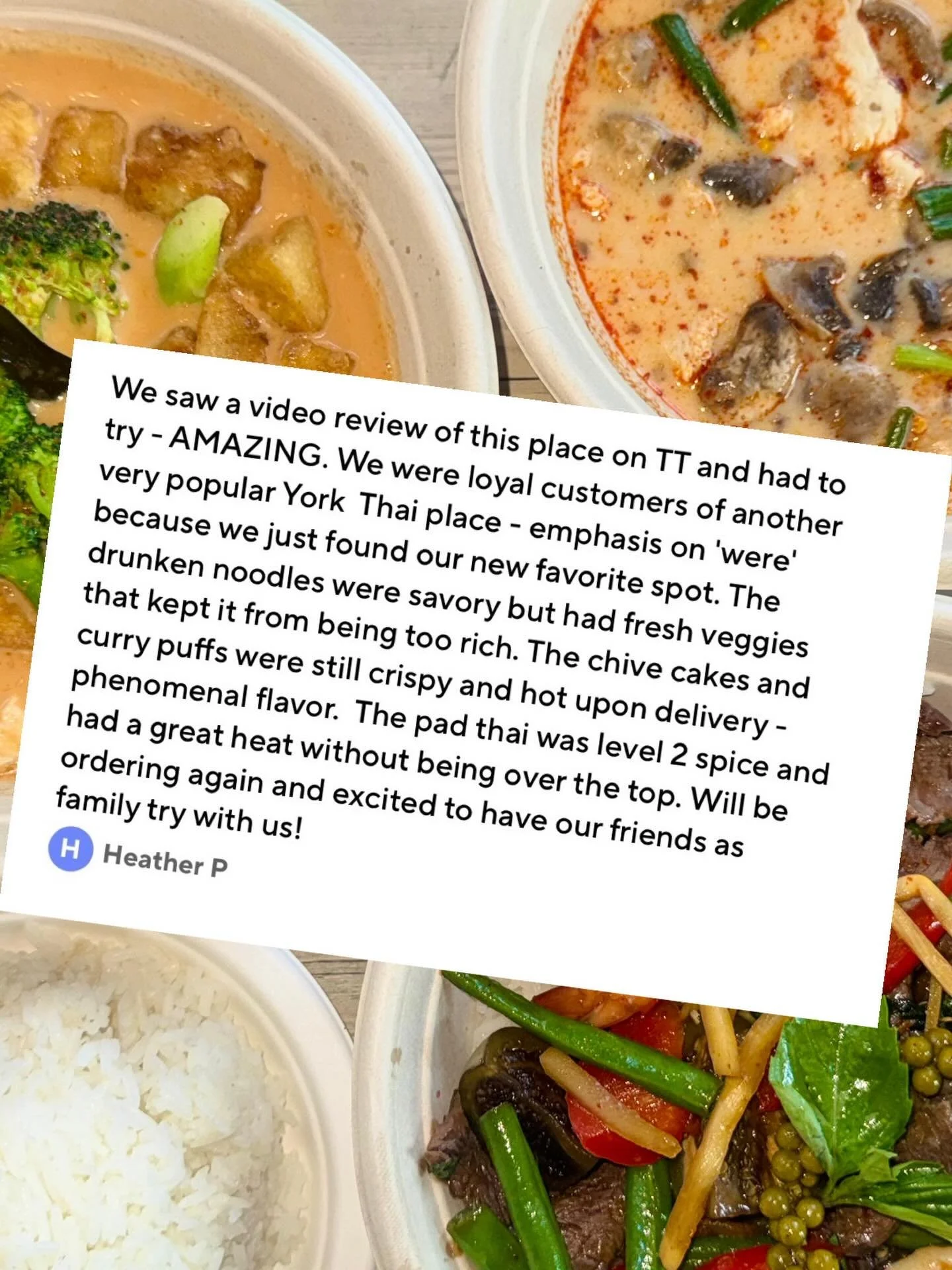 THIS!☺️ #thaistreetrestaurantgroup #franklnstreetsocial #broadwaymarketbaltimore #doordash #reviews