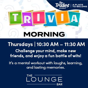 Enjoy Trivia Session every Thursday Morning 