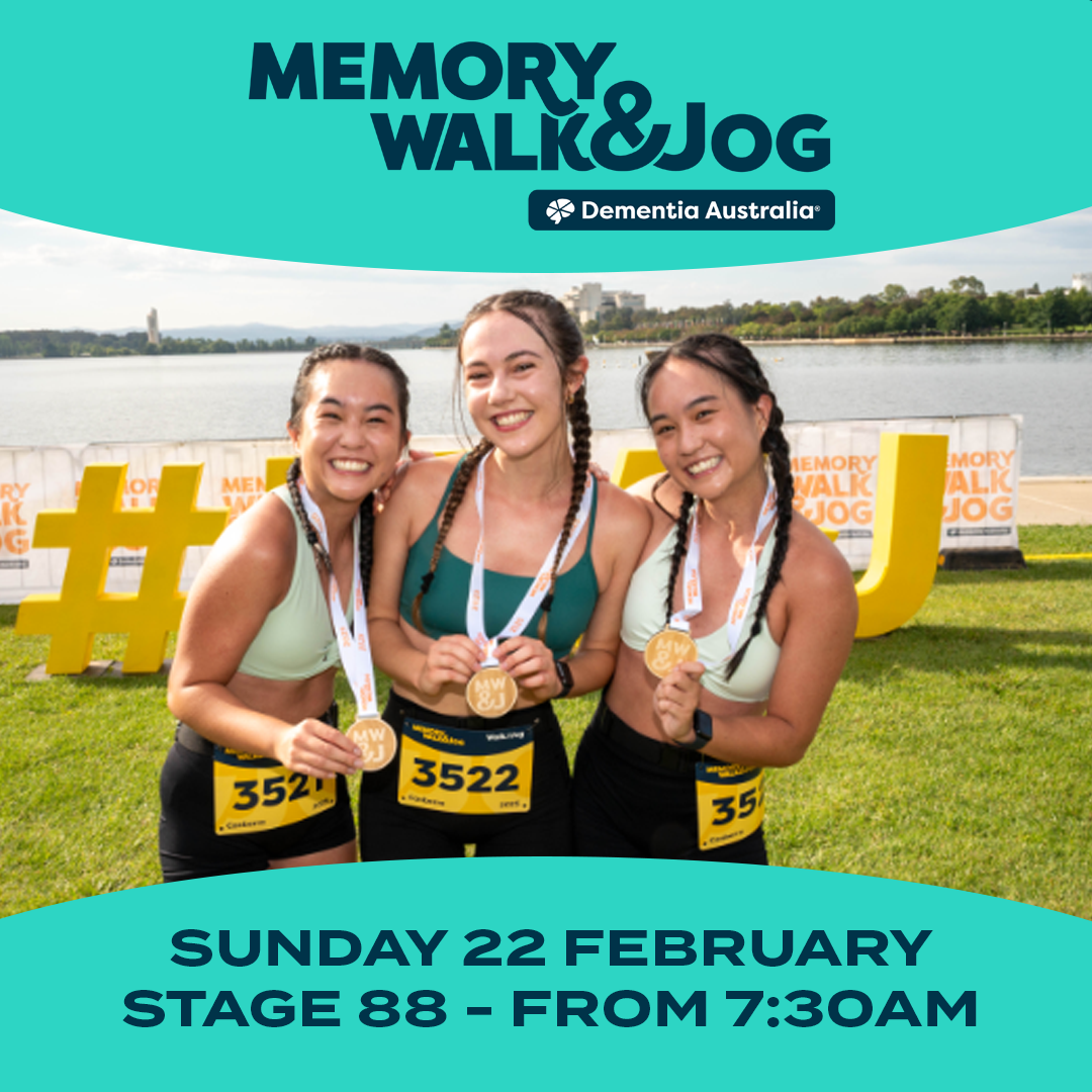 Stepping Up for 6,000 Canberrans: Memory Walk &amp; Jog at Stage 88 