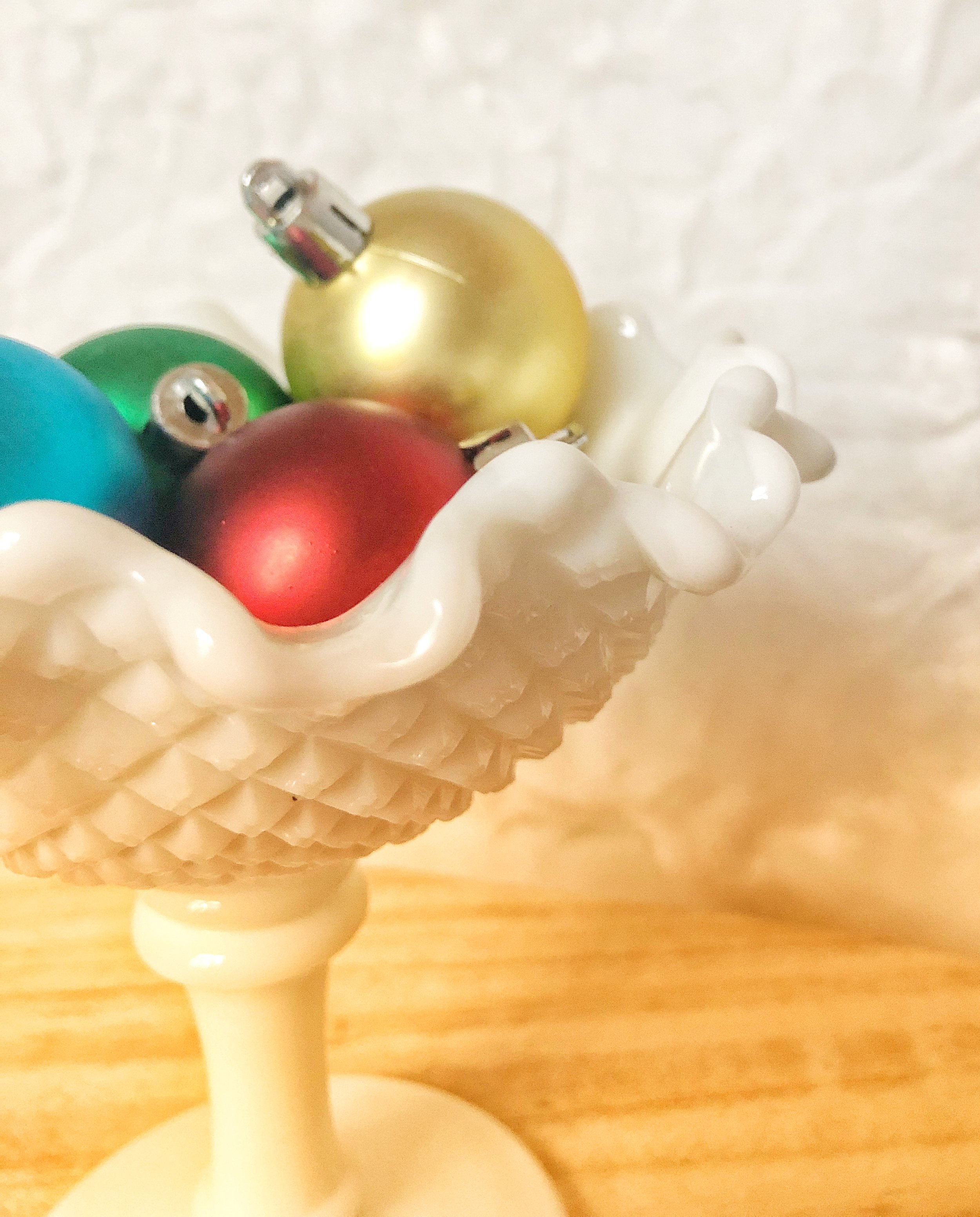 Westmoreland Milk Glass Pedestal Compote