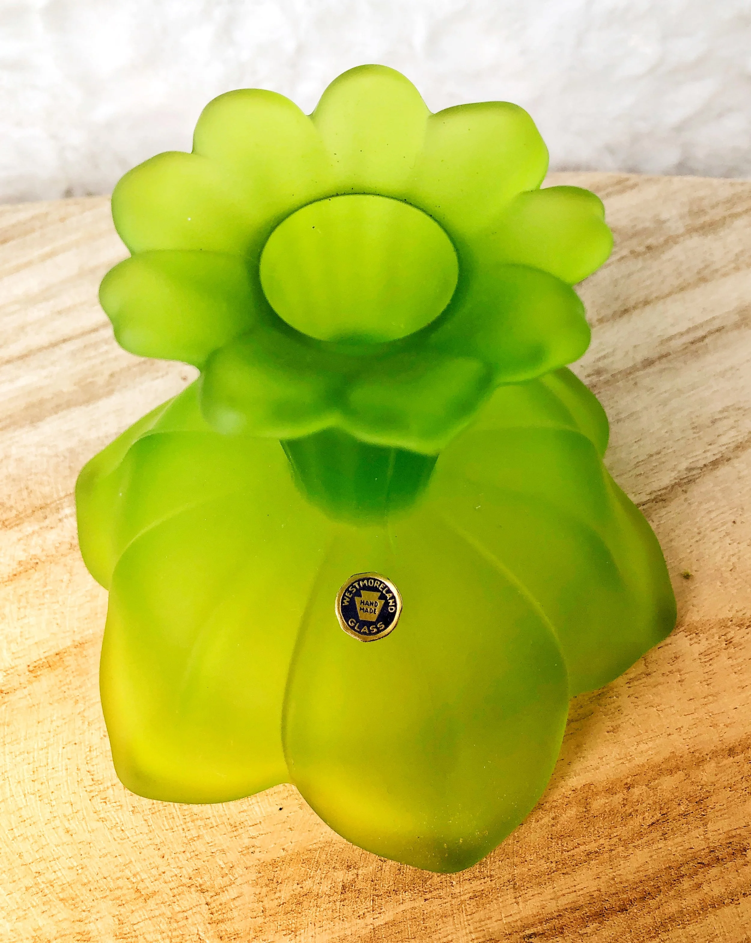 Westmoreland Lotus Candle Holder