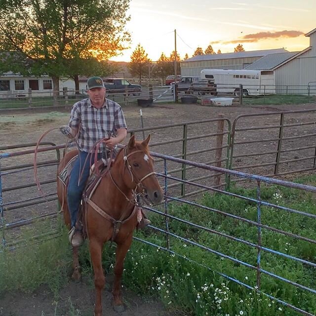 Clint put a whole lot of energy, effort, &amp; cold hard 💲 into developing The Dally Dummy!  He always had the perfect design in mind and worked until he got it.

It was molded from the front of his saddle and is manufactured here in the PNW. The Da