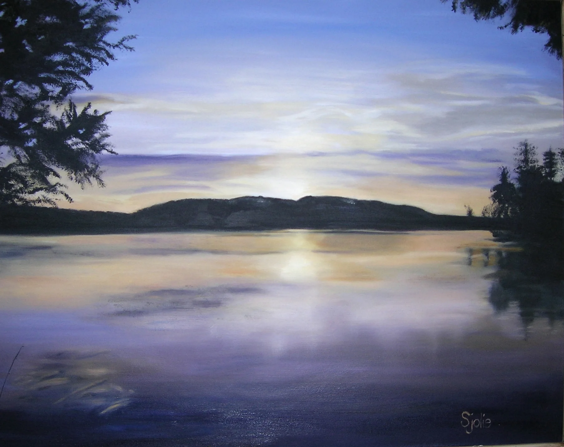 Vince's Lake Painting