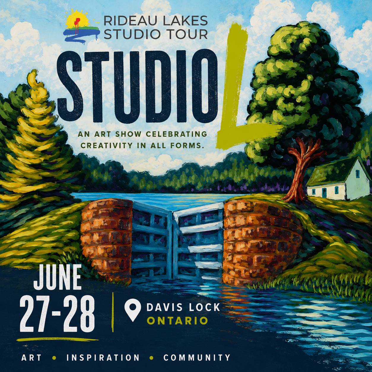     June 27–28, 2026 - Welcome to Studio L on the Rideau Lakes Studio Tour 2026 (Davis Lock)