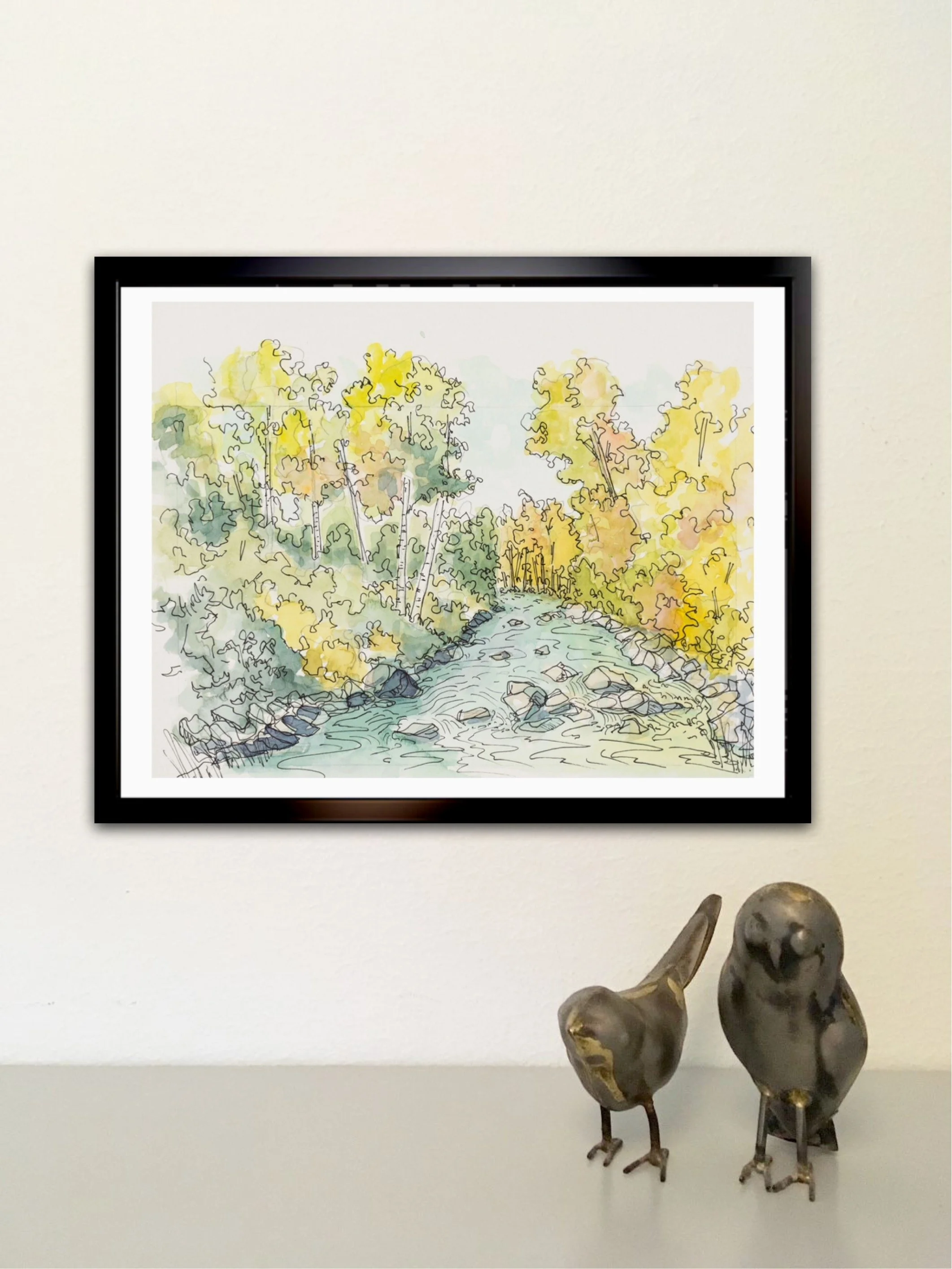 W:FRAME - Andrew D Milne Art WaterColour and Ink SKU 392-s.jpg
