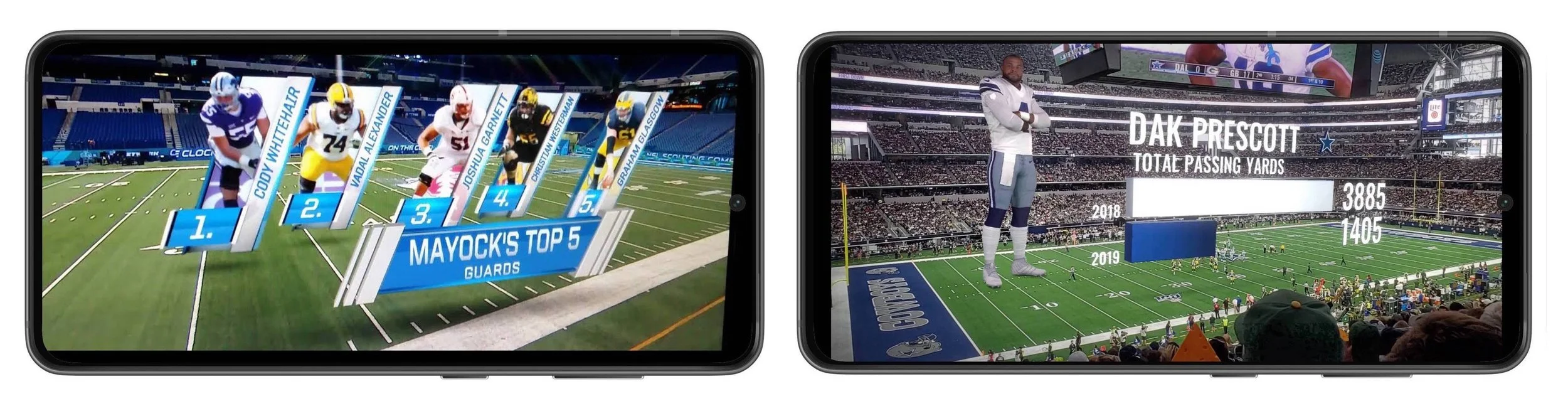 Club Gaps AR Experience with Field Overlays 