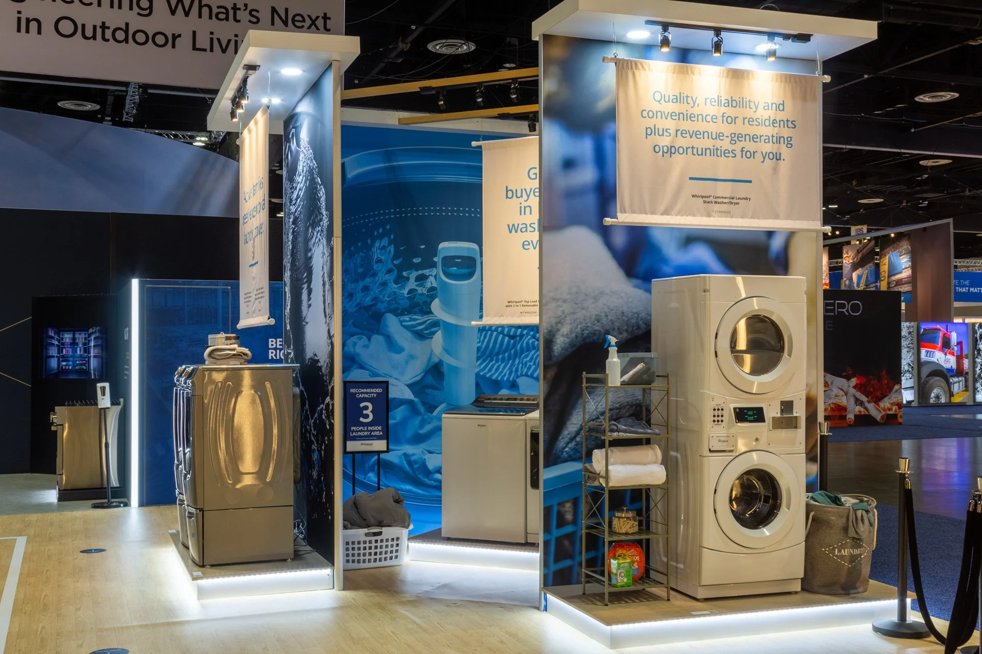 Laundry spaces demonstrated complete, holistic solutions