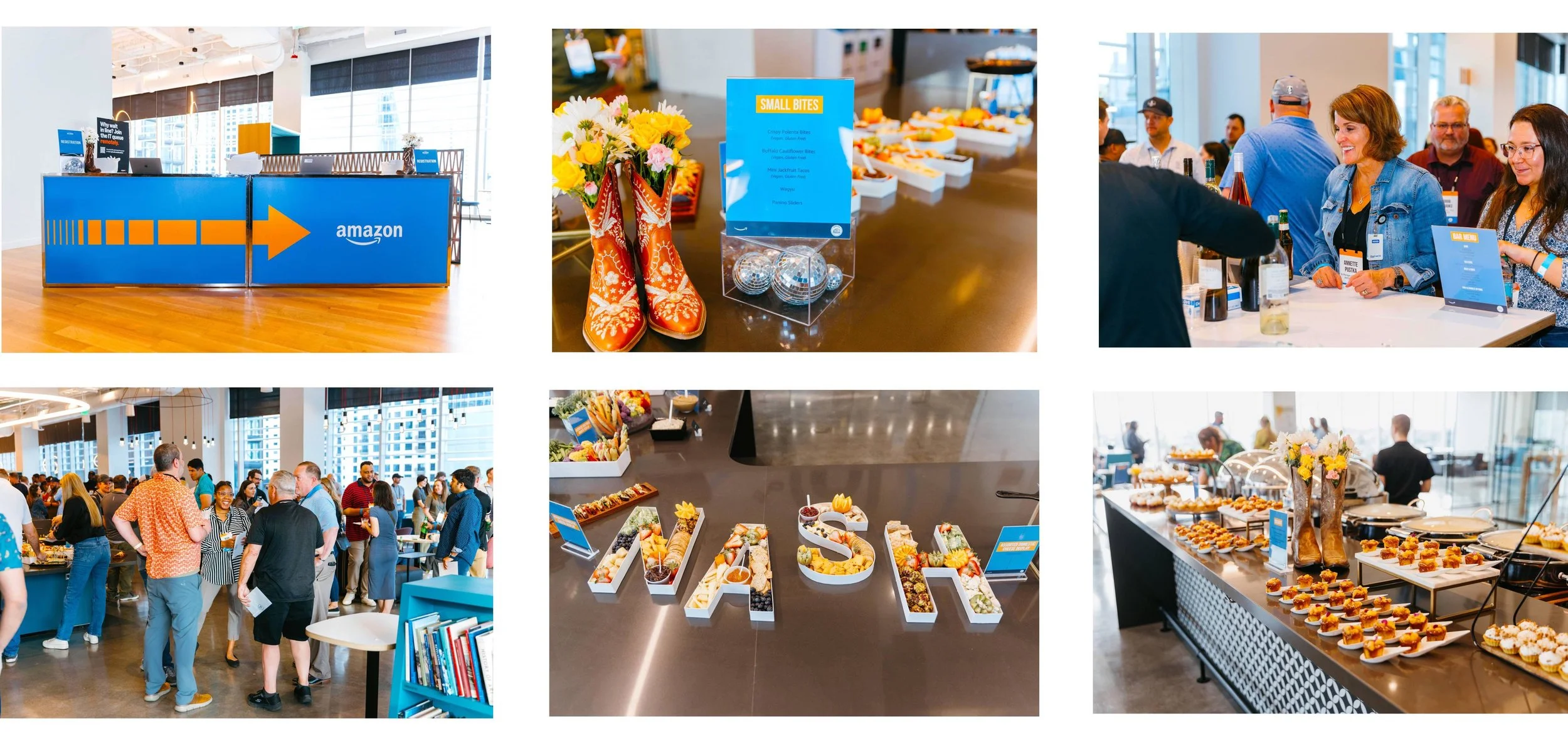 After attendees registered, they were invited to a welcome reception in the theme of the conference and Nashville location. 