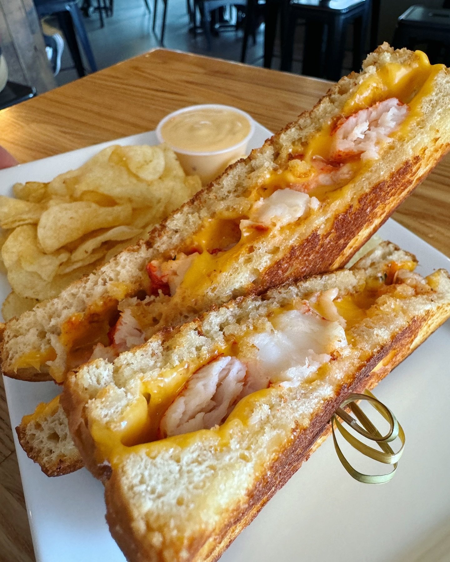 The Lobster Melt 🦞 We are open every day from 12-8pm and loving every second.