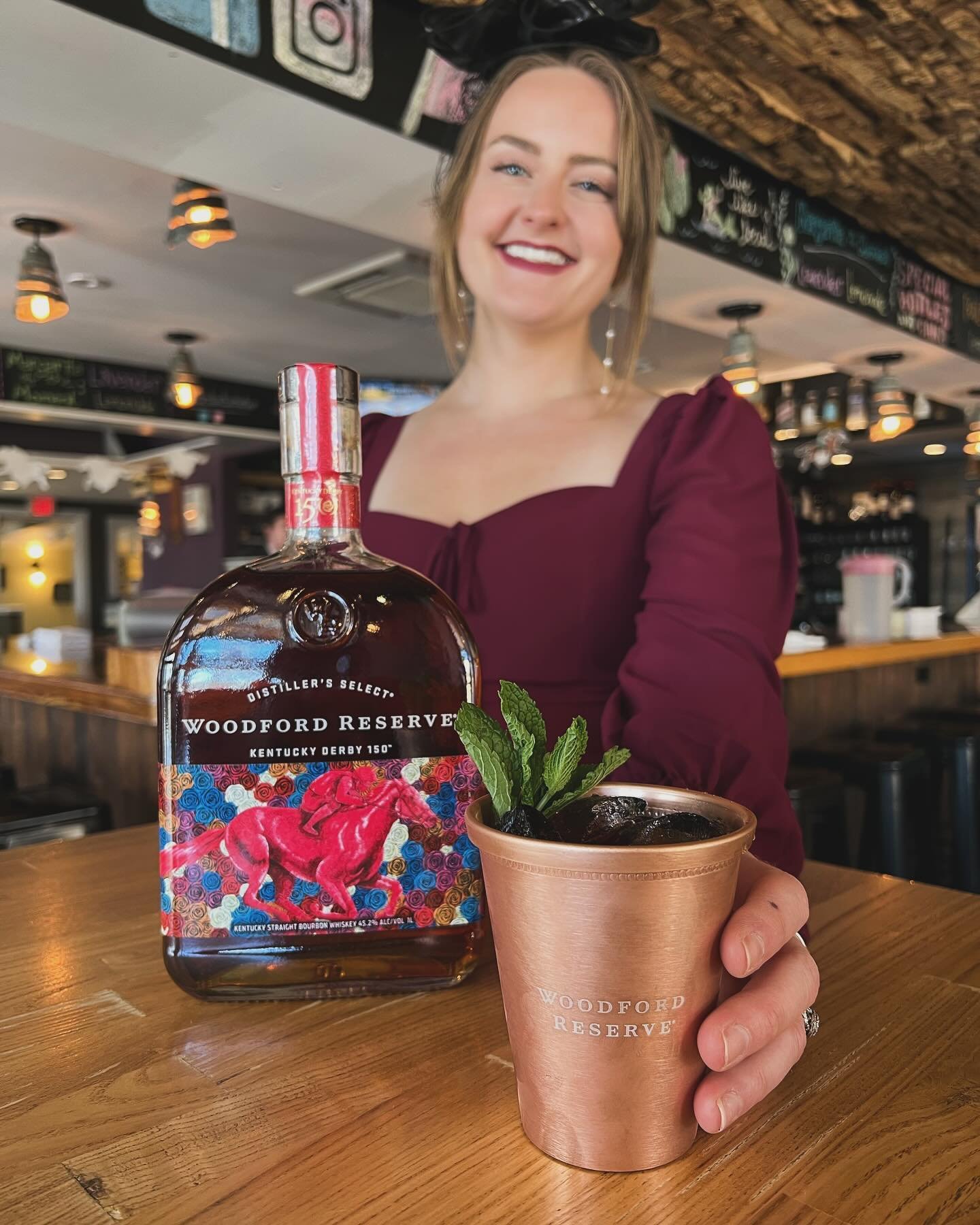 🐎DERBY DAY IS HERE!🐎 Come celebrate the Kentucky derby with us and @woodfordreserve mint julep&rsquo;s 🐴