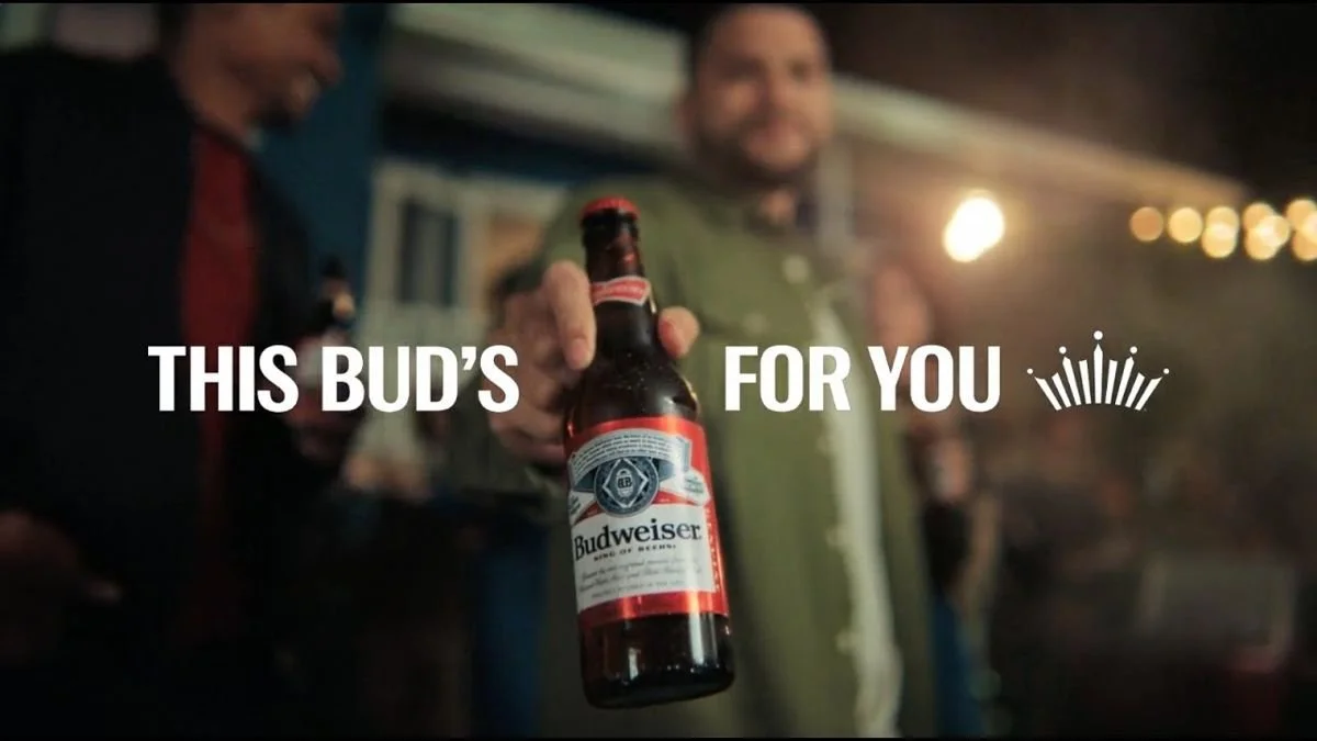   THE OBJECTIVE   Prove to Millennial beer drinkers in cities that Budweiser is a brand for them.   THE INSIGHT   Millennial beer drinkers in cities are more similar to “typical Budweiser drinkers” (aka older, whiter men in rural areas) than they thi