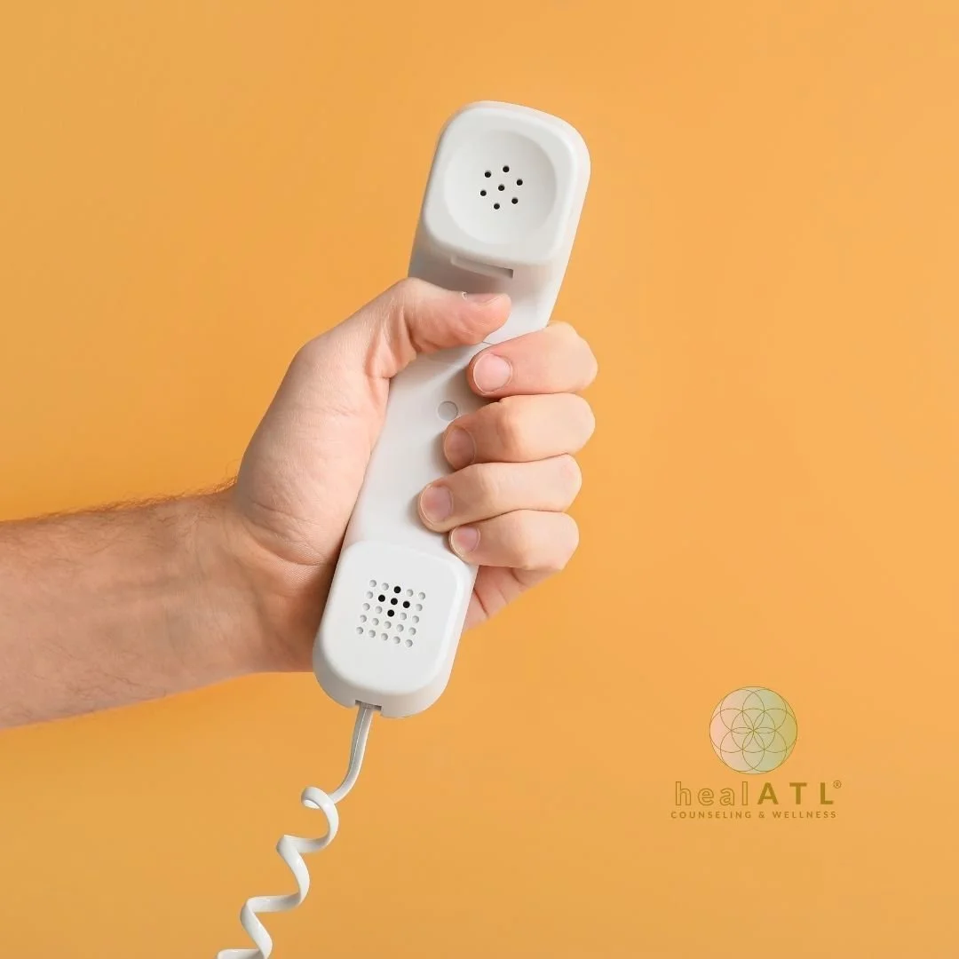 Struggling with navigating your mental health? 

Call us 833&bull;HEAL&bull;ATL - We're here to help! Our compassionate therapists are ready to support you on your journey towards healing and growth. 

Prefer not to call us directly? Click the link i