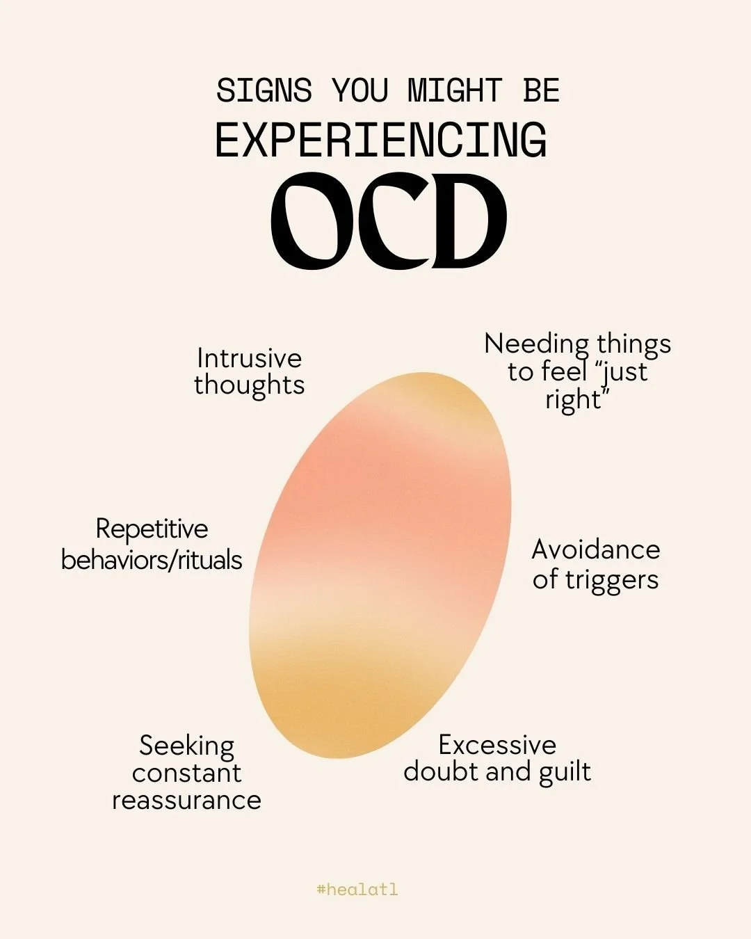 OCD can be exhausting, the intrusive thoughts, the rituals, the doubt, the need for reassurance.
None of this means you&rsquo;re &ldquo;too much&rdquo; or &ldquo;broken.&rdquo;
It means your nervous system is working overtime, and you deserve support