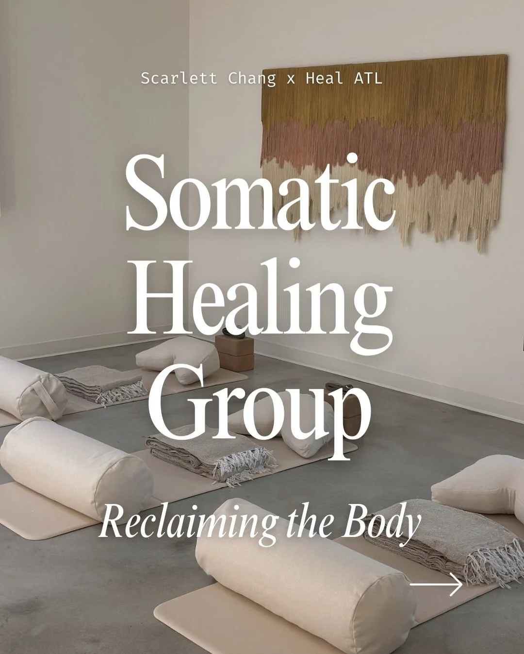 DESIGNED TO HELP YOU REGULATE YOUR NERVOUS SYSTEM, RELEASE STORED EMOTIONS, AND RECONNECT TO THE INNATE WISDOM WITHIN YOUR BODY. YOU&rsquo;LL LEAVE EACH WEEK WITH SIMPLE PRACTICES TO CONTINUE YOUR HEALING OUTSIDE OF GROUP.✨

Facilitated by @scarlettc