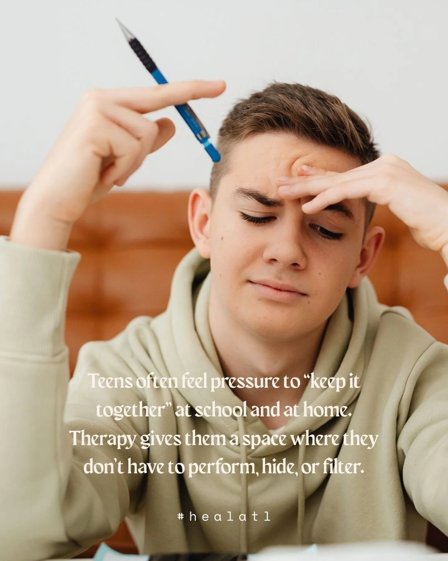 Therapy offers tools, regulation, and a space to feel understood. 💚

Learn more about how we can support your teen &mdash; link in bio.