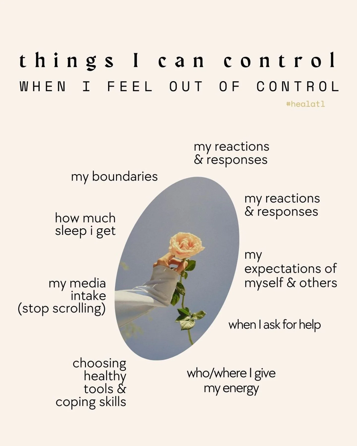 You can&rsquo;t control everything around you&hellip; but you can control how you care for yourself through it.