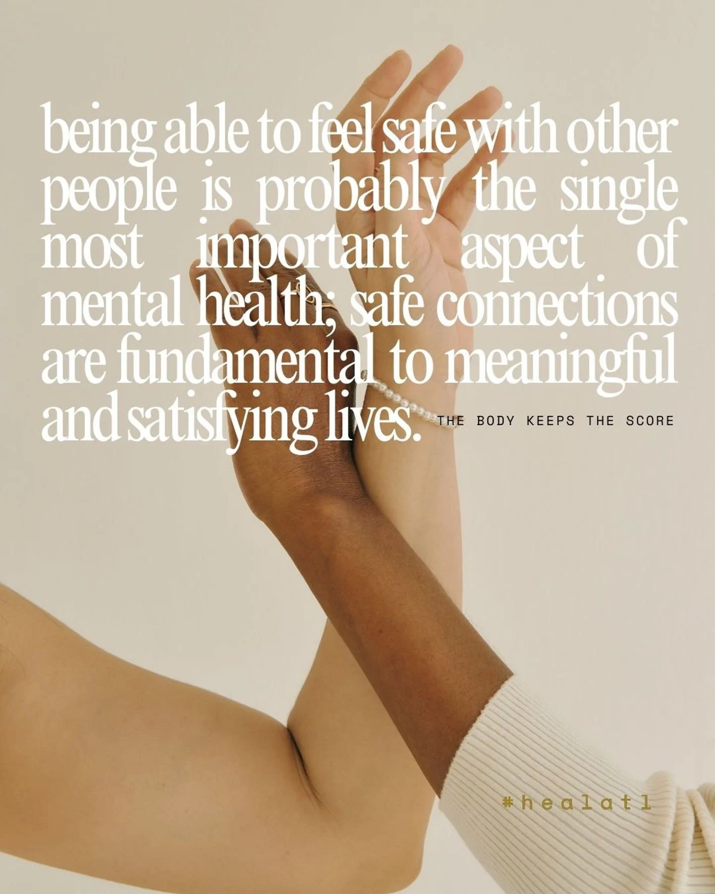 Safety isn&rsquo;t just something we talk about in therapy. It&rsquo;s something we intentionally build.

Before insight comes trust.
Before vulnerability comes safety.
Before healing comes relationship.

Research consistently shows that one of the s