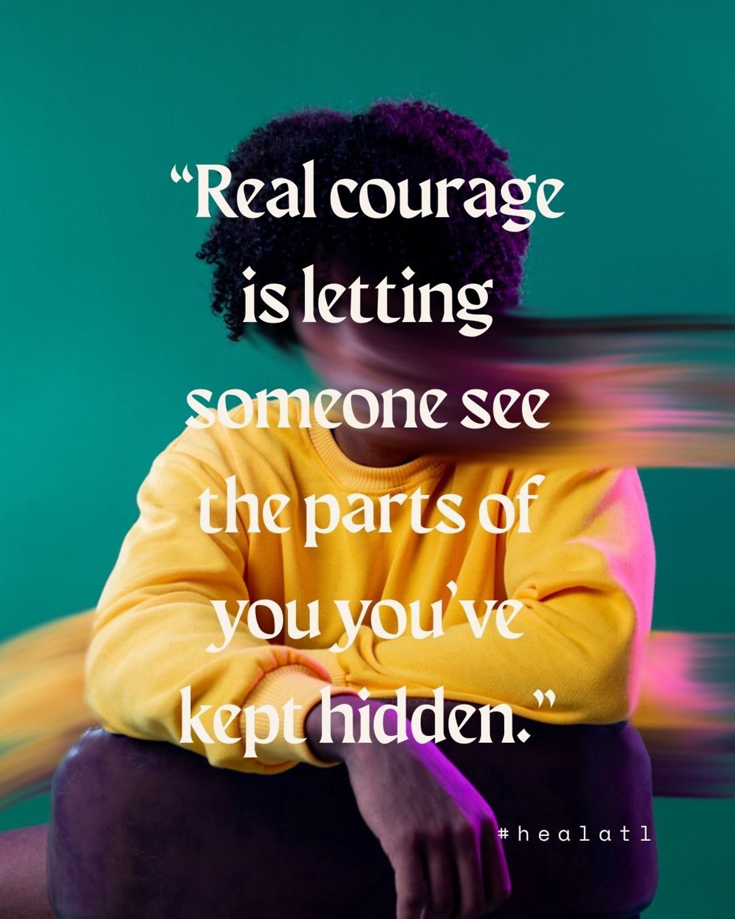 Sometimes courage looks less like holding it all together and more like allowing yourself to be fully seen.

The grief. The fear. The anger. The shame. The parts of your story you&rsquo;ve learned to minimize, hide, or carry quietly.

Healing can beg