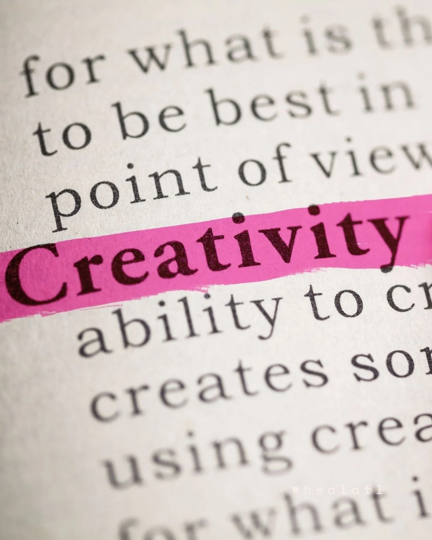 Creativity can be one of your greatest gifts&mdash;and one of the places where your deepest fears, perfectionism, self-doubt, and burnout tend to surface.

At HEAL ATL, we understand that creatives often experience the world with depth and sensitivit