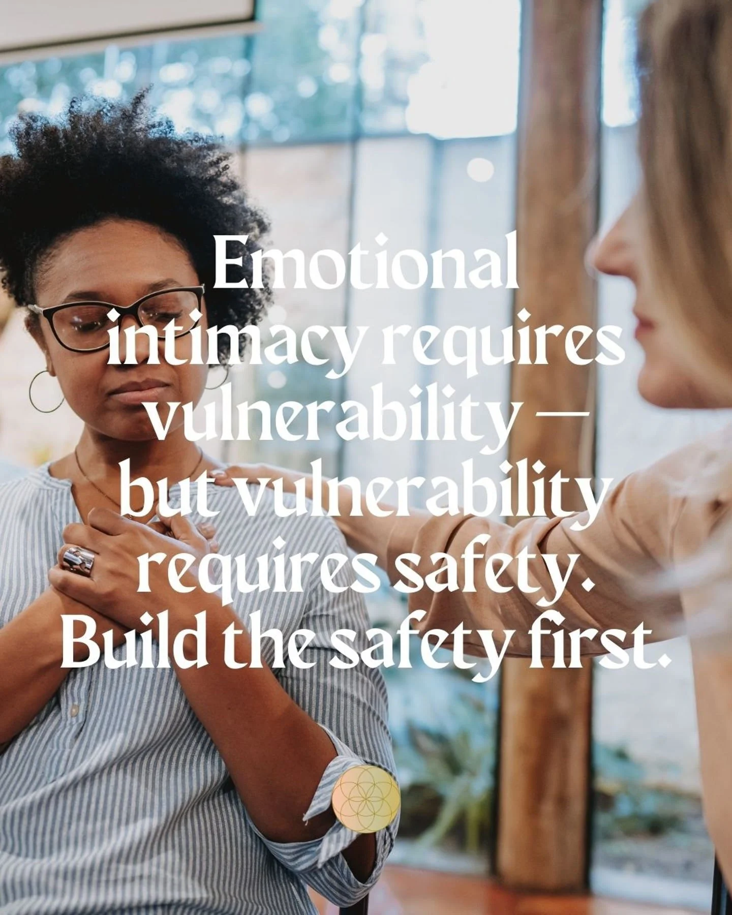 Intimacy requires vulnerability. And vulnerability requires safety. 🤍

It&rsquo;s easier to let someone see your fears, needs, and tender parts when you trust they&rsquo;ll respond with care.

That safety grows through everyday moments: listening wi
