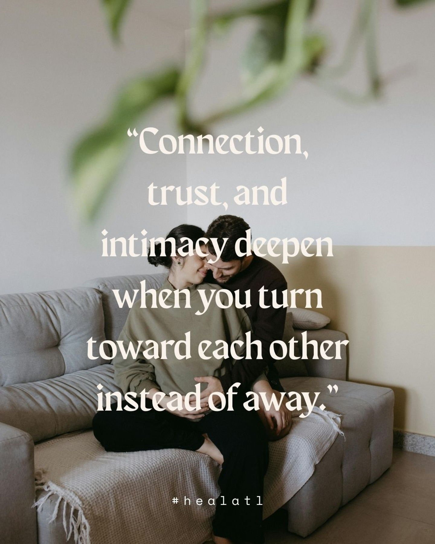 Trust and intimacy deepen in the small moments when you turn toward each other. 🤍

When your partner says, &ldquo;Look at this.&rdquo;
When they reach for your hand.
When they tell you about something that bothered them.
When they ask how your day w