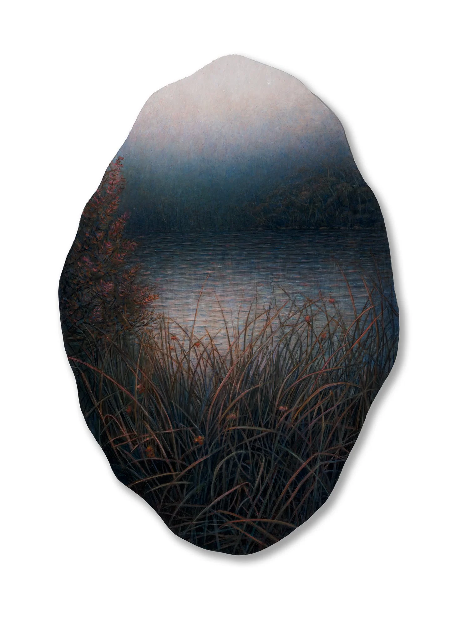 Patience
Oil on hand-beaten steel, 71cm x 48cm