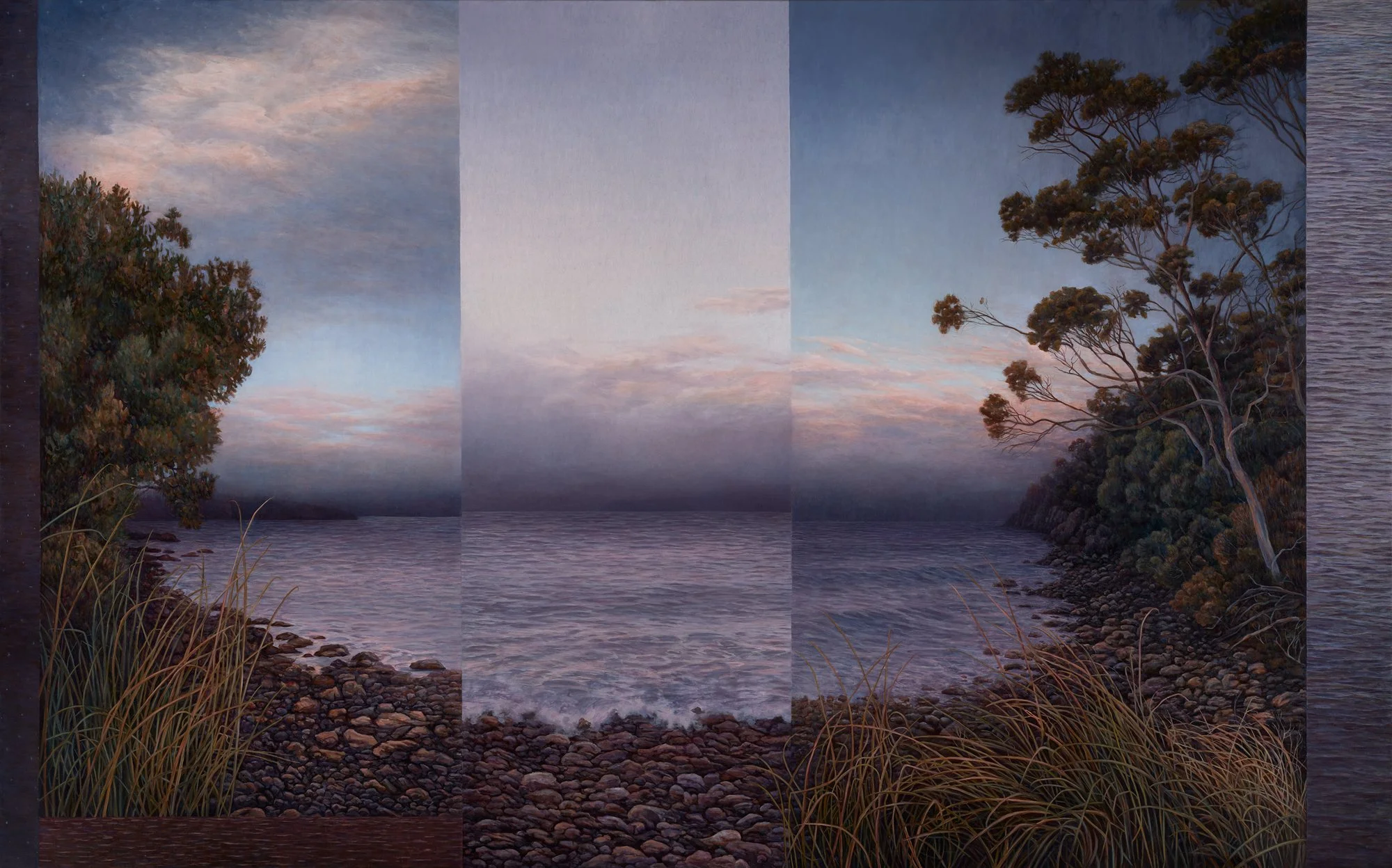 Here and Elsewhere
Oil on linen, 156cm x 248cm