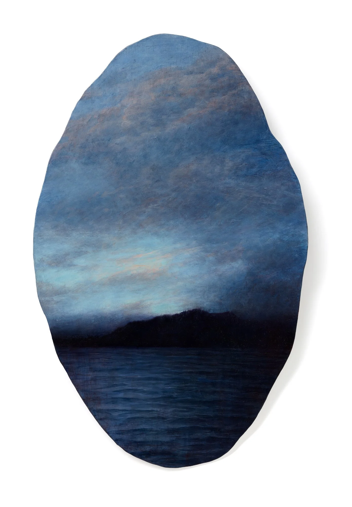 We Contain Multitudes XlX
Oil on hand-beaten steel, 57cm x 36cm 