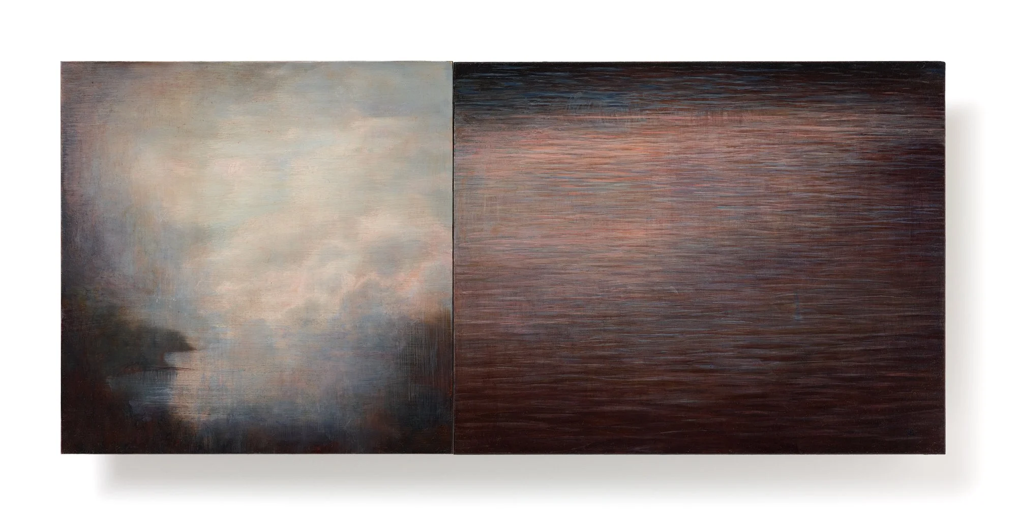 We Contain Multitudes X
Oil on board, 20cm x 45cm 