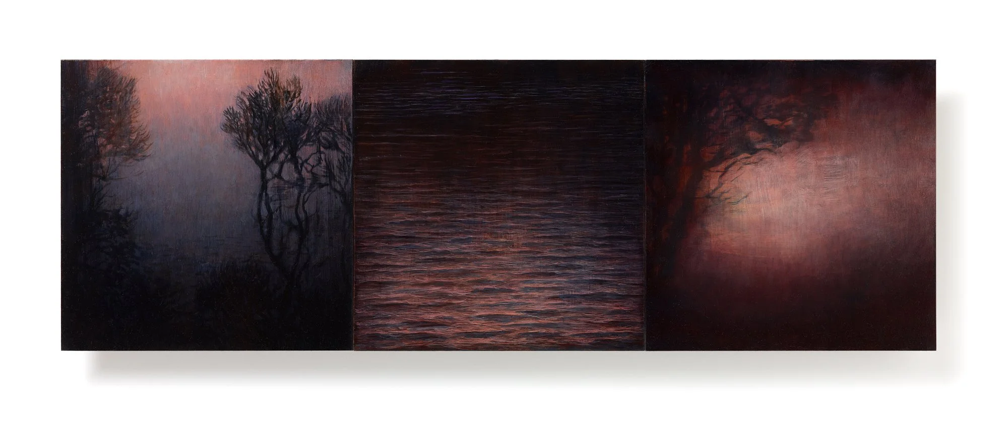 We Contain Multitudes I
Oil on board, 20cm x 60cm