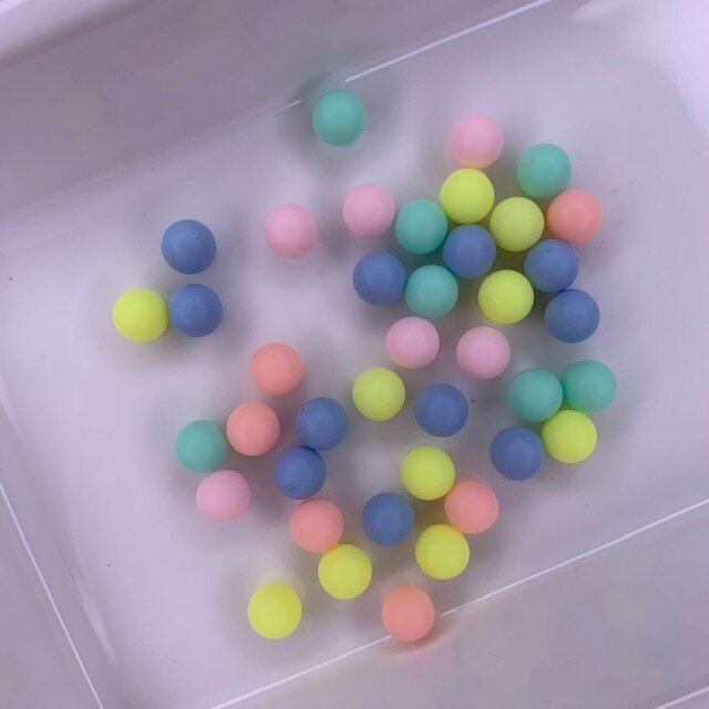 Shaker Filler - Pastel Beads No Holes