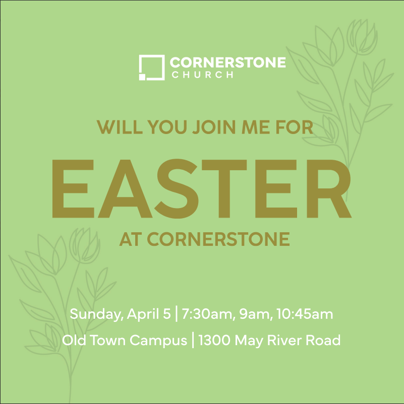 Easter at Cornerstone / Pascua en Cornerstone