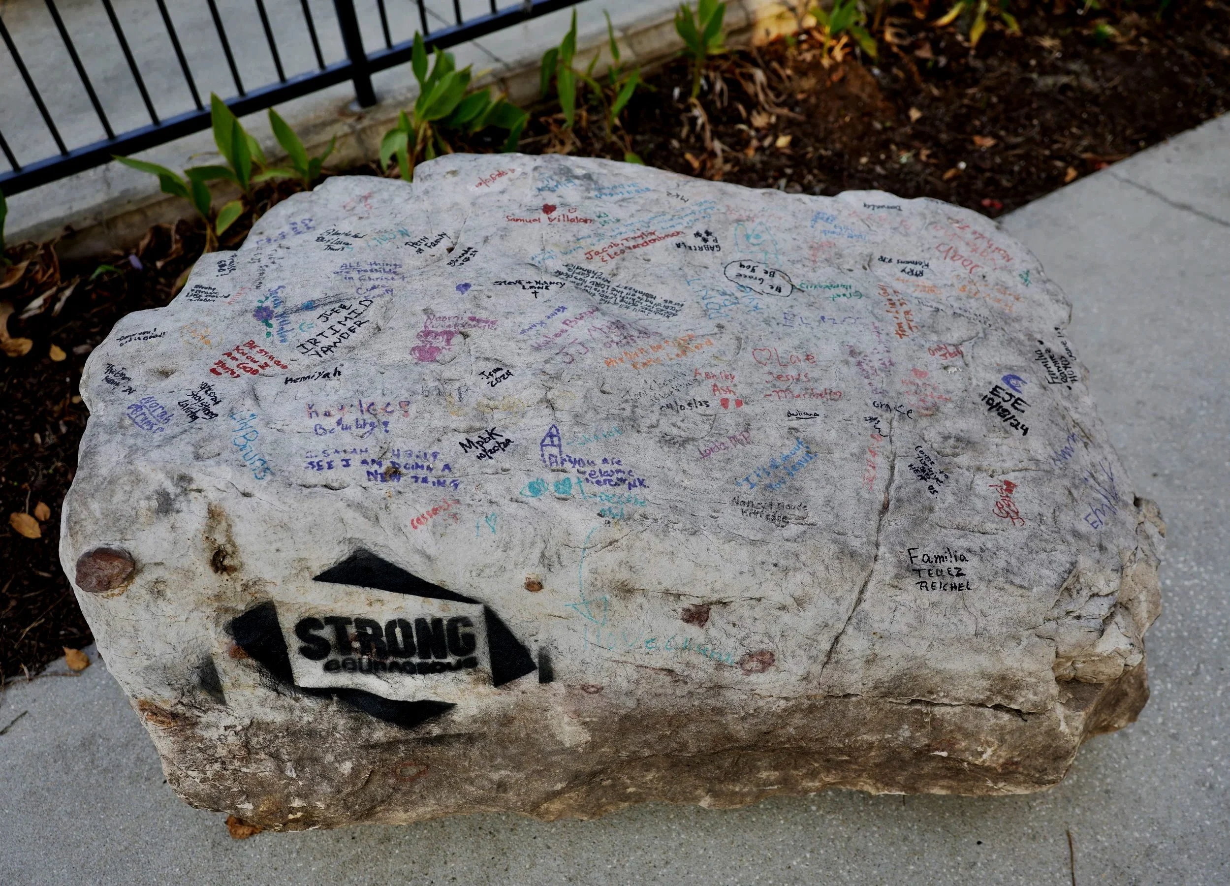 Strong & Courageous Spirit Rock.