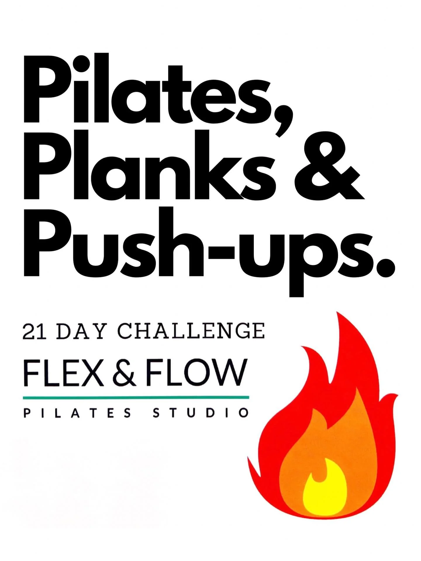 Our annual ⚡️❤️&zwj;🔥 21 Day Pilates, Planks &amp; Push-Ups Challenge ❤️&zwj;🔥⚡️ is here for 2026! 🔥

From 2 March &ndash; 22 March, join us for a 21-day strength challenge designed to help you build consistency, get fitter and feel STRONG 💪🏼💥
