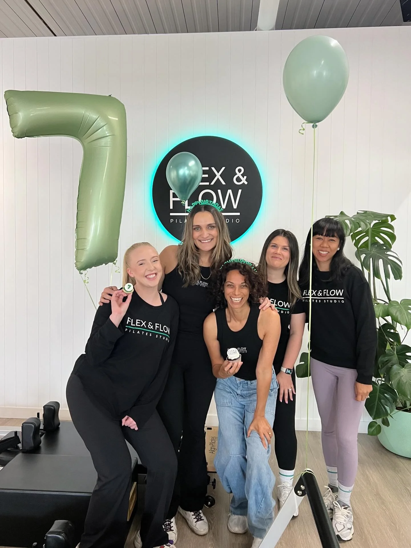 Celebrating SEVEN years of Flex &amp; Flow Pilates! 💚

we kicked off our seven year celebrations at our OG studio &ndash; the first of five, the big sister of Flex &amp; Flow&hellip; CAROLINE SPRINGS over the weekend 💚🌿

so much fun &amp; so much 