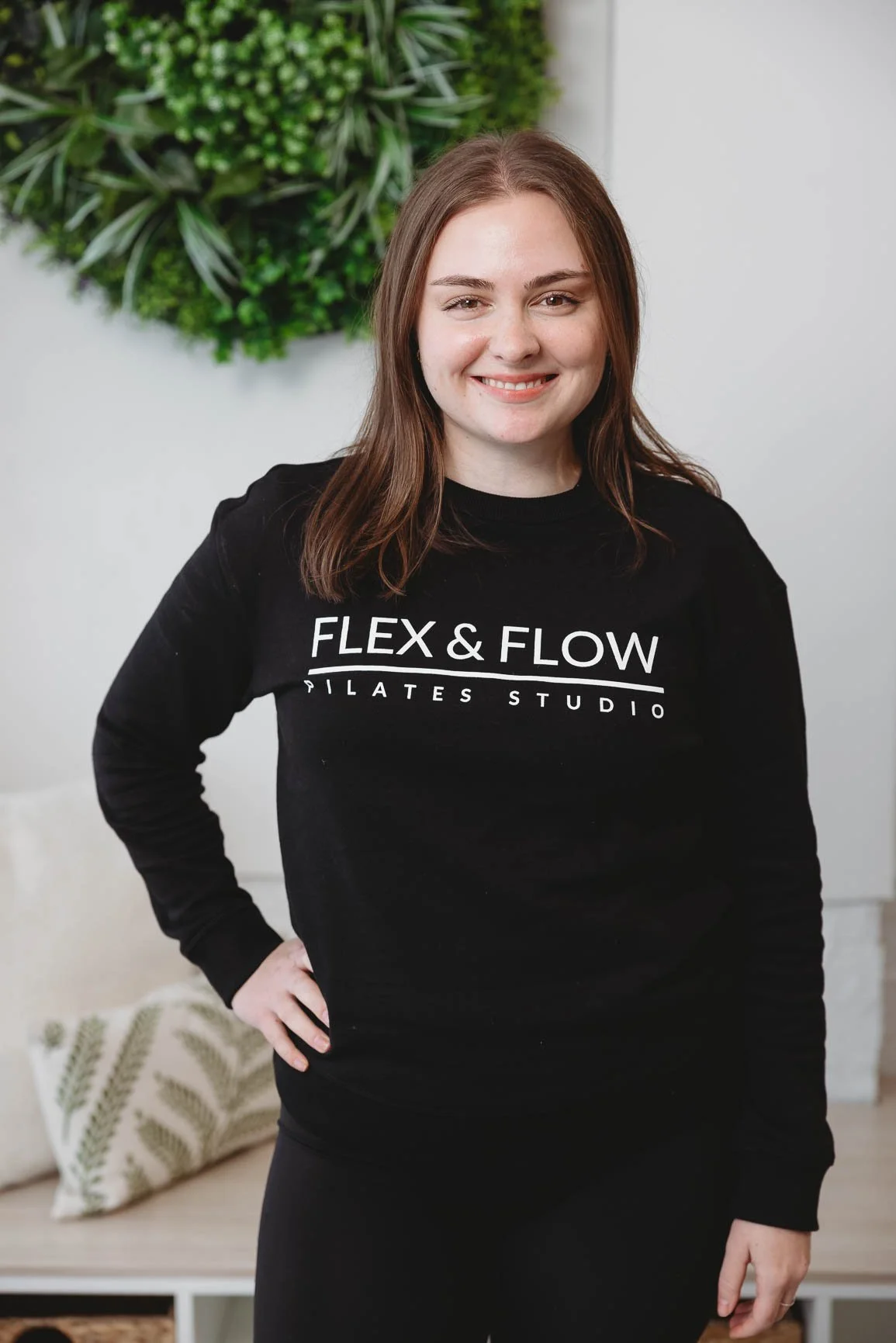 Flex & Flow Sweater - BLACK (slight discolouration on the sleeve)
