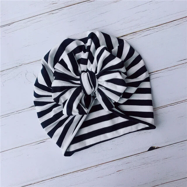 Stripe Bow Turban