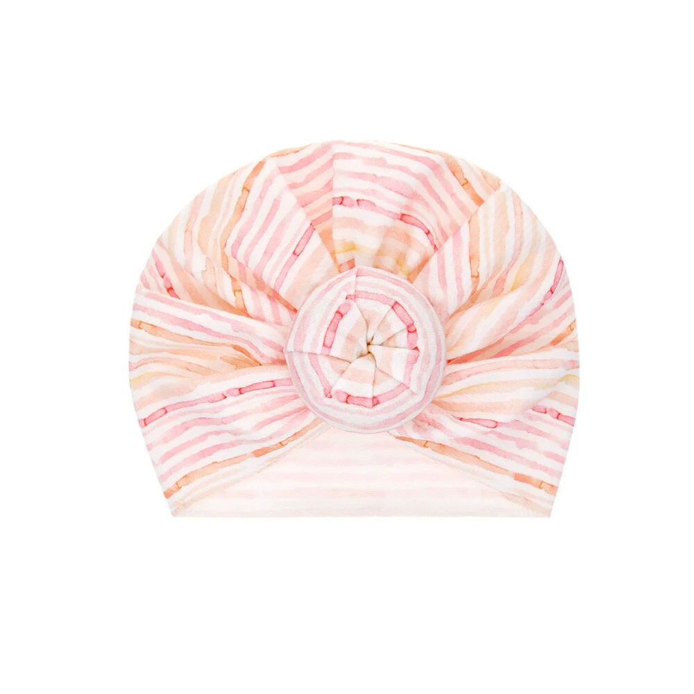 Watercolor Donut Turban 