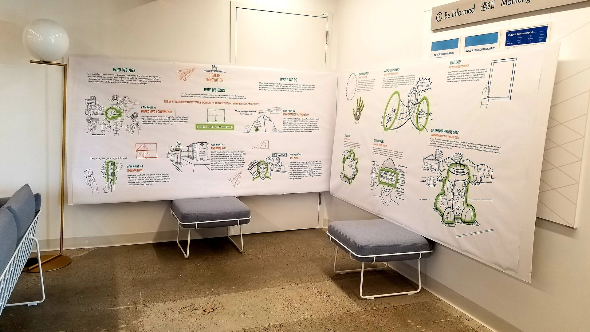 large scale mock-up / paper and foam core prototype