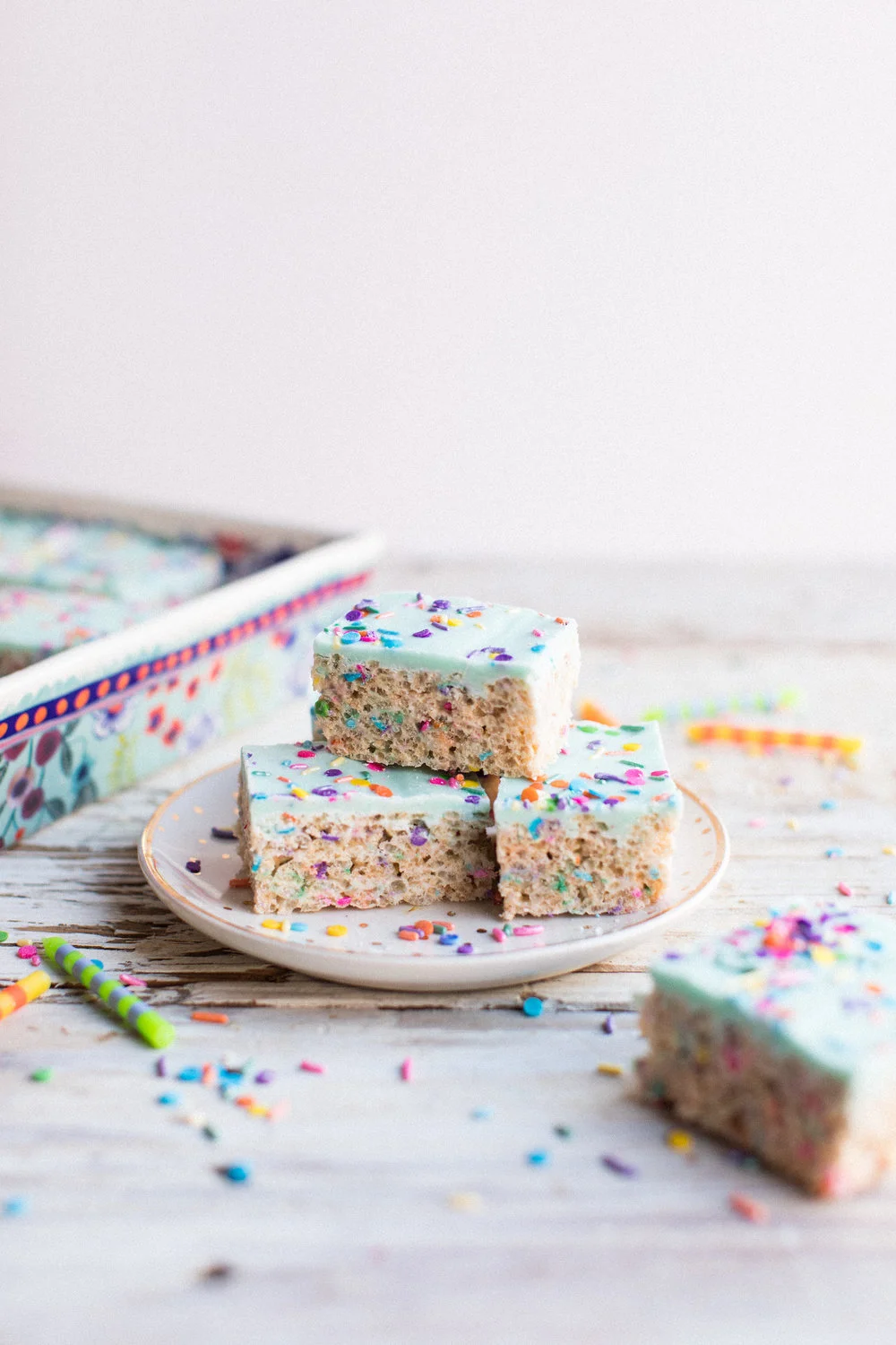 Unicorn Birthday Rice Krispies Treats