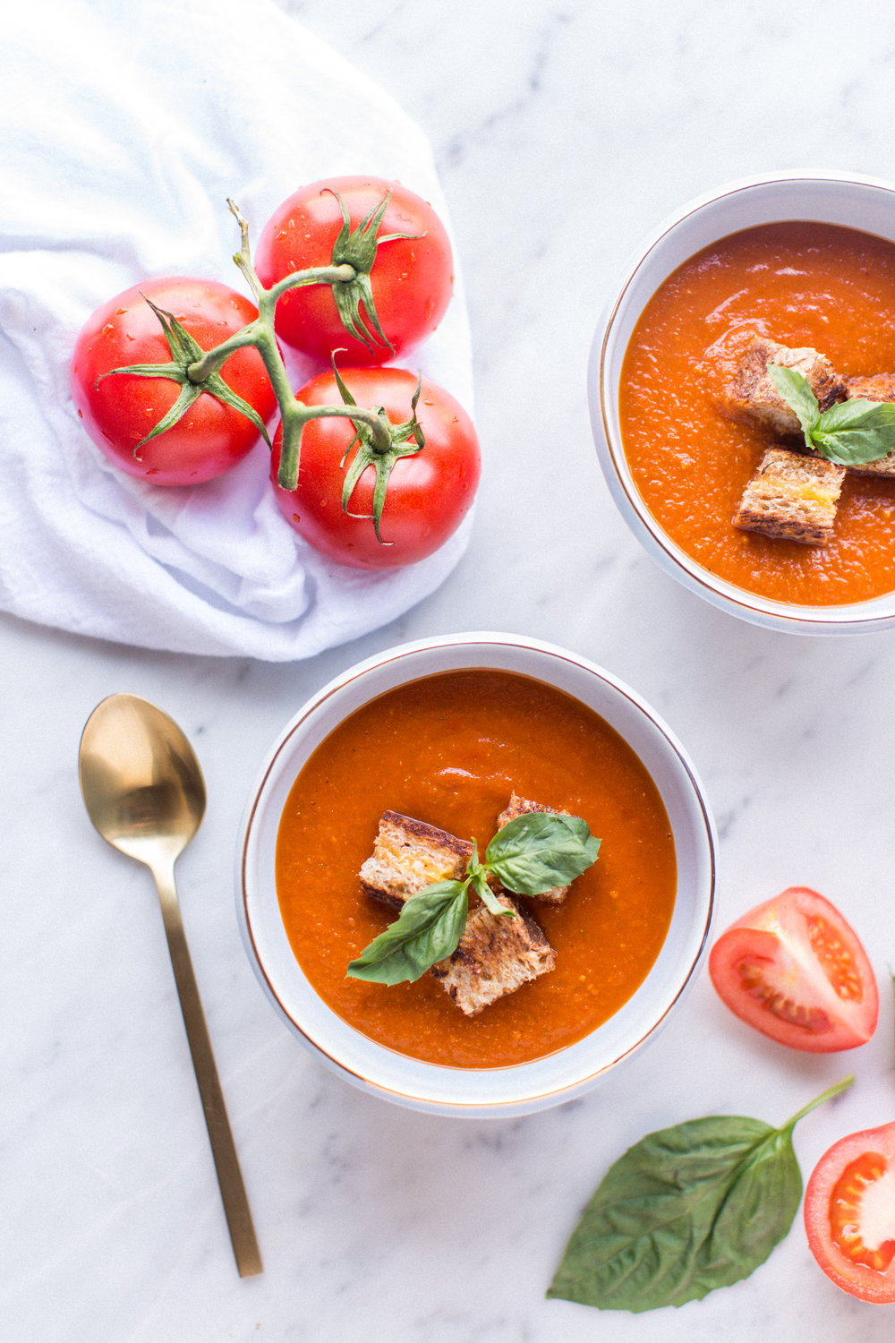 Roasted Tomato Soup — Honeysuckle