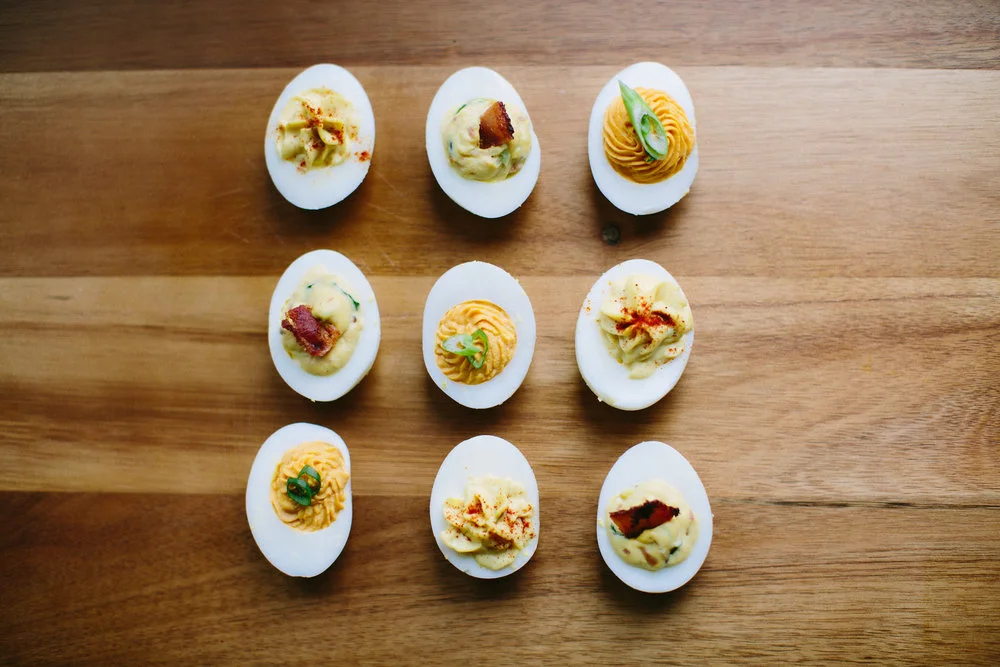 Deviled Eggs 3 ways