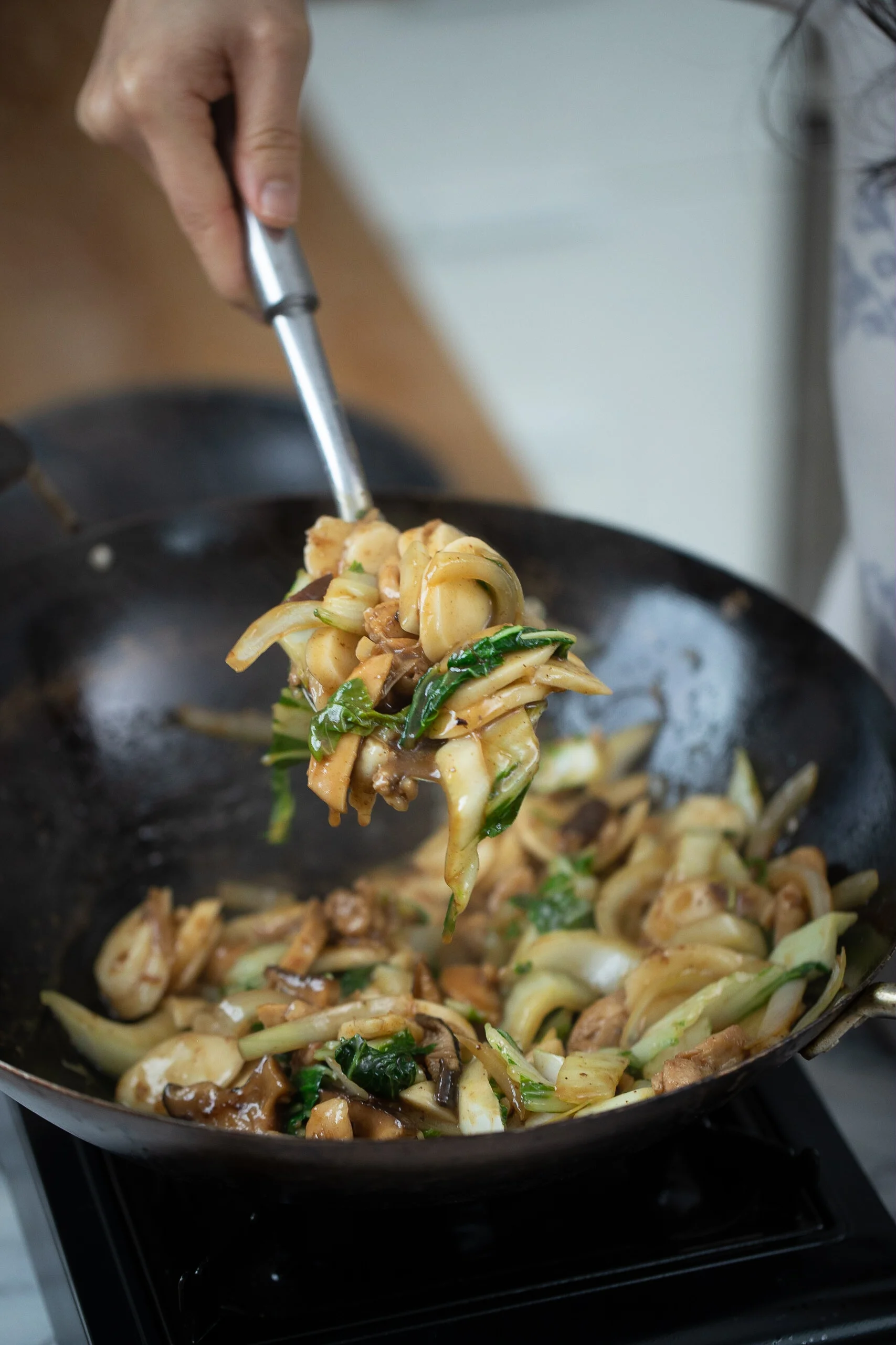Chicken & Rice Cake Stir Fry — Honeysuckle